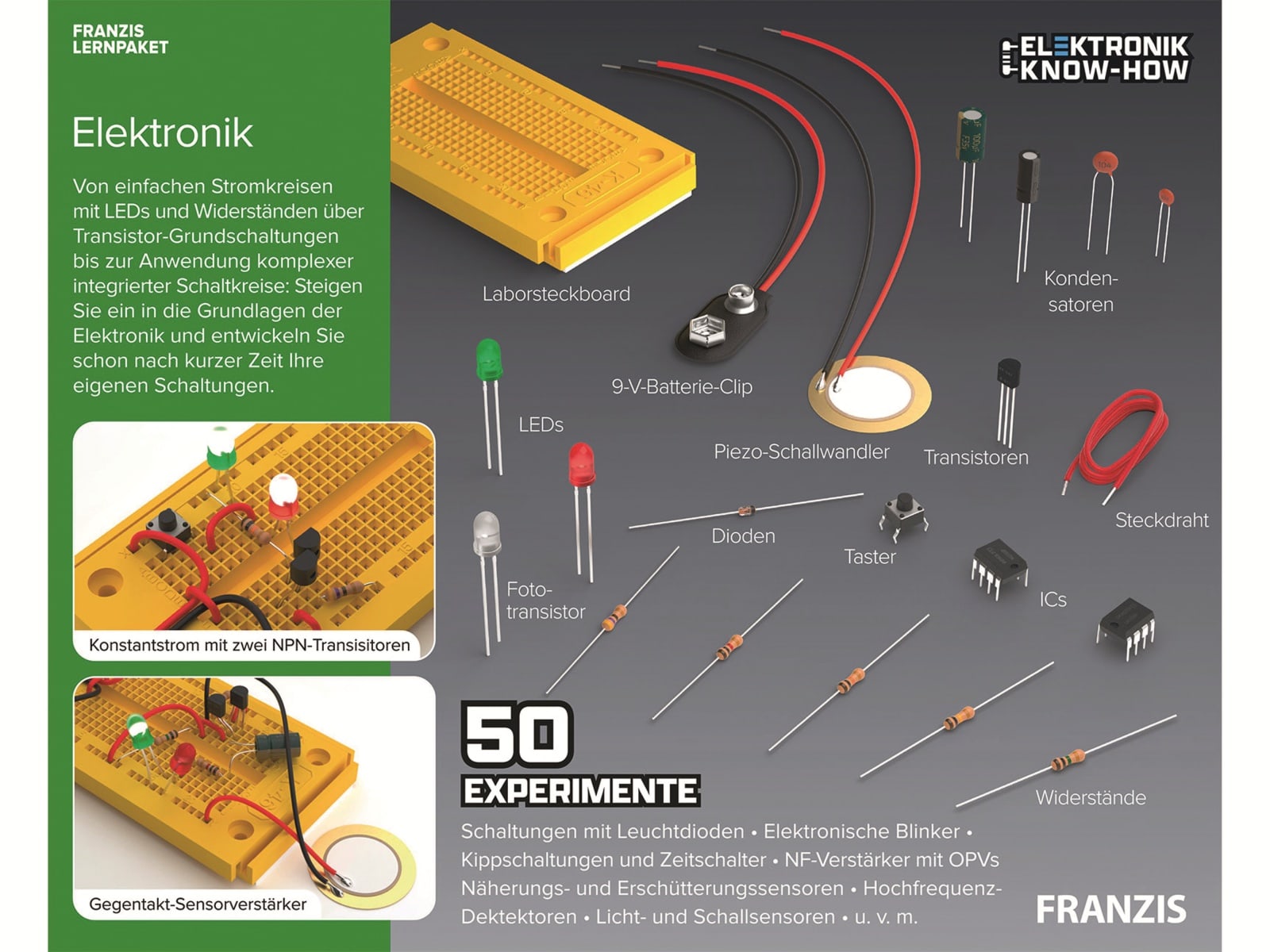 FRANZIS Lernpaket Elektronik