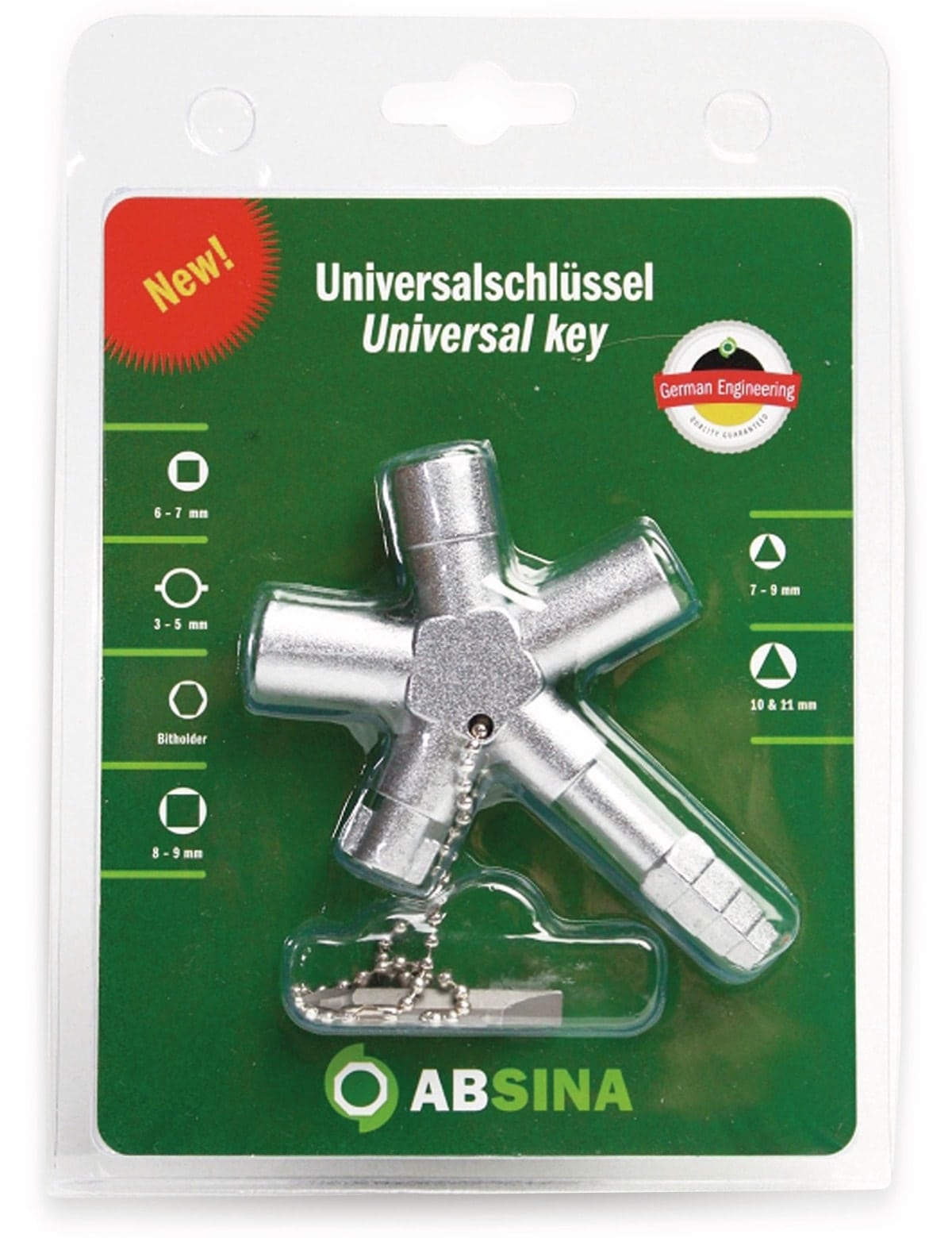 ABSINA Schaltschrank-Schlüssel SI Key Bau Plus 1005