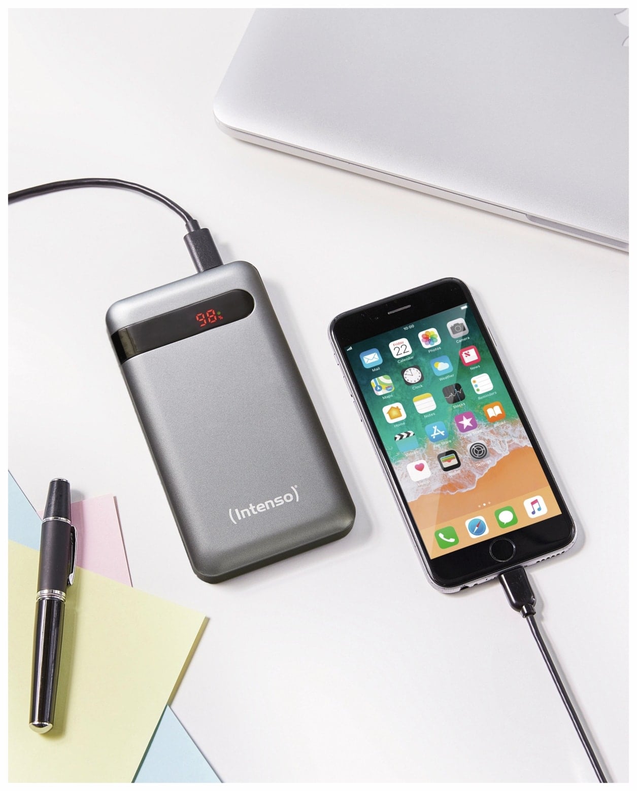 INTENSO USB Powerbank 7332330 PD10000, 10.000 mAh, schwarz