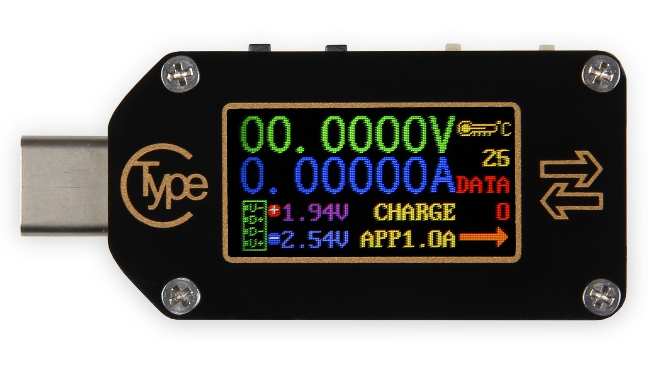 JOY-IT USB Type C3.0 Messgerät T66C