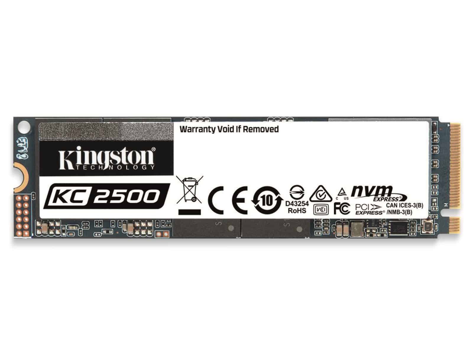 Kingston M.2 SSD KC2500, NVMe, 2280, 500 GB