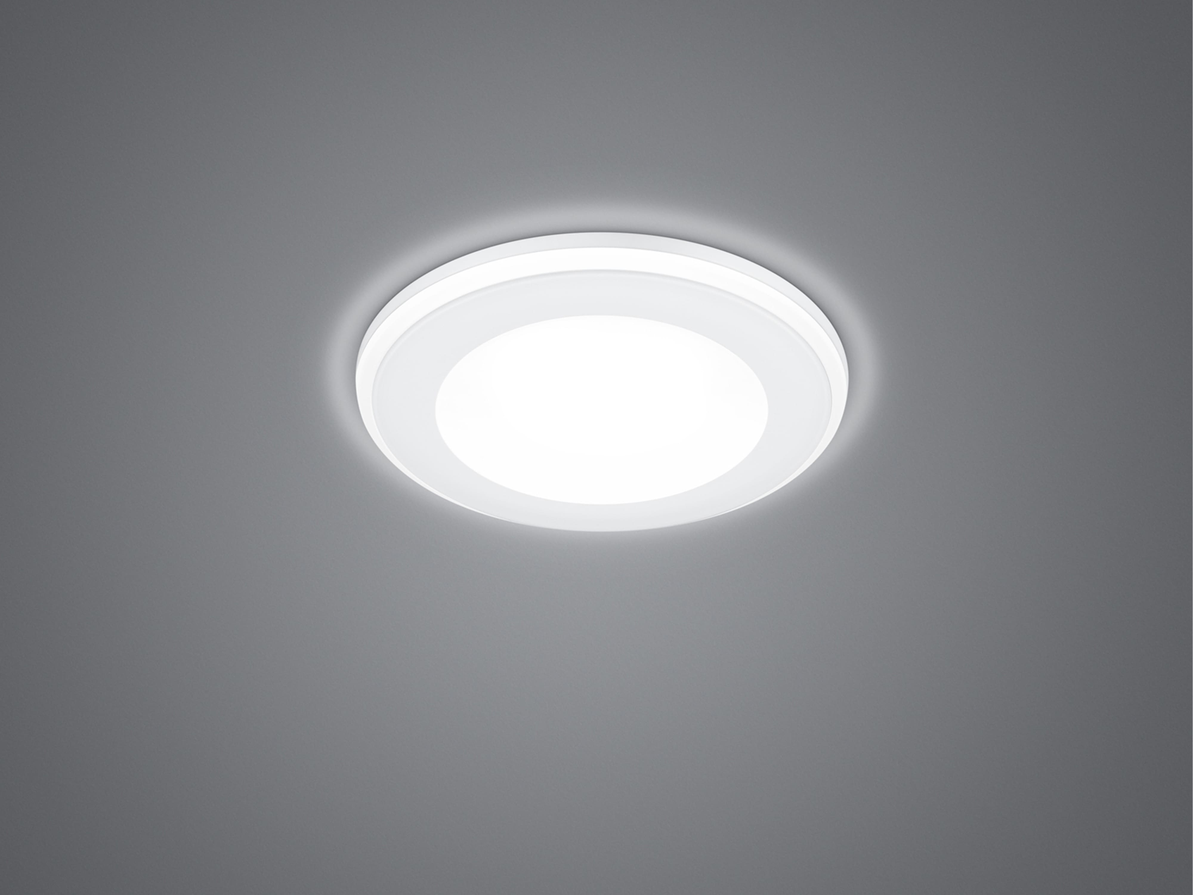 TRIO LED-Einbauleuchte Aura 652310131 weiß, 5 W, 450 lm, 3000 K