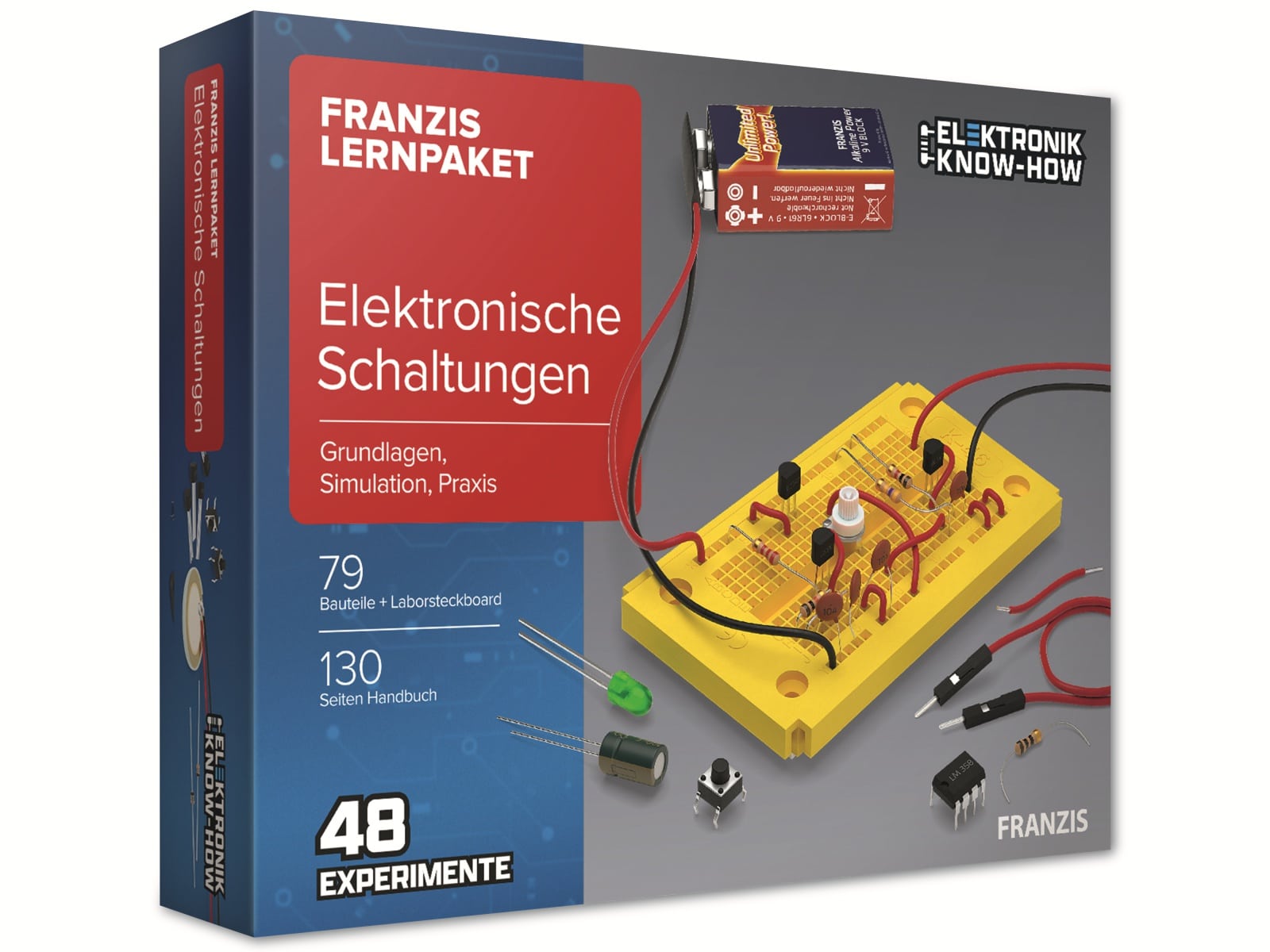  FRANZIS Lernpaket, 67164, Elektronische Schaltungen