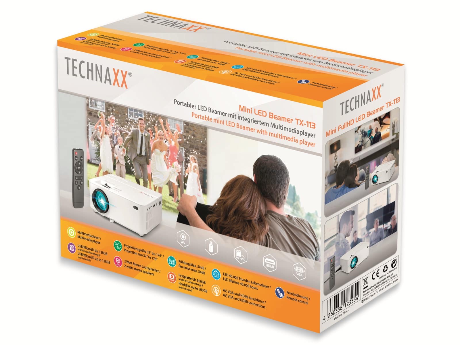 TECHNAXX Beamer TX-113