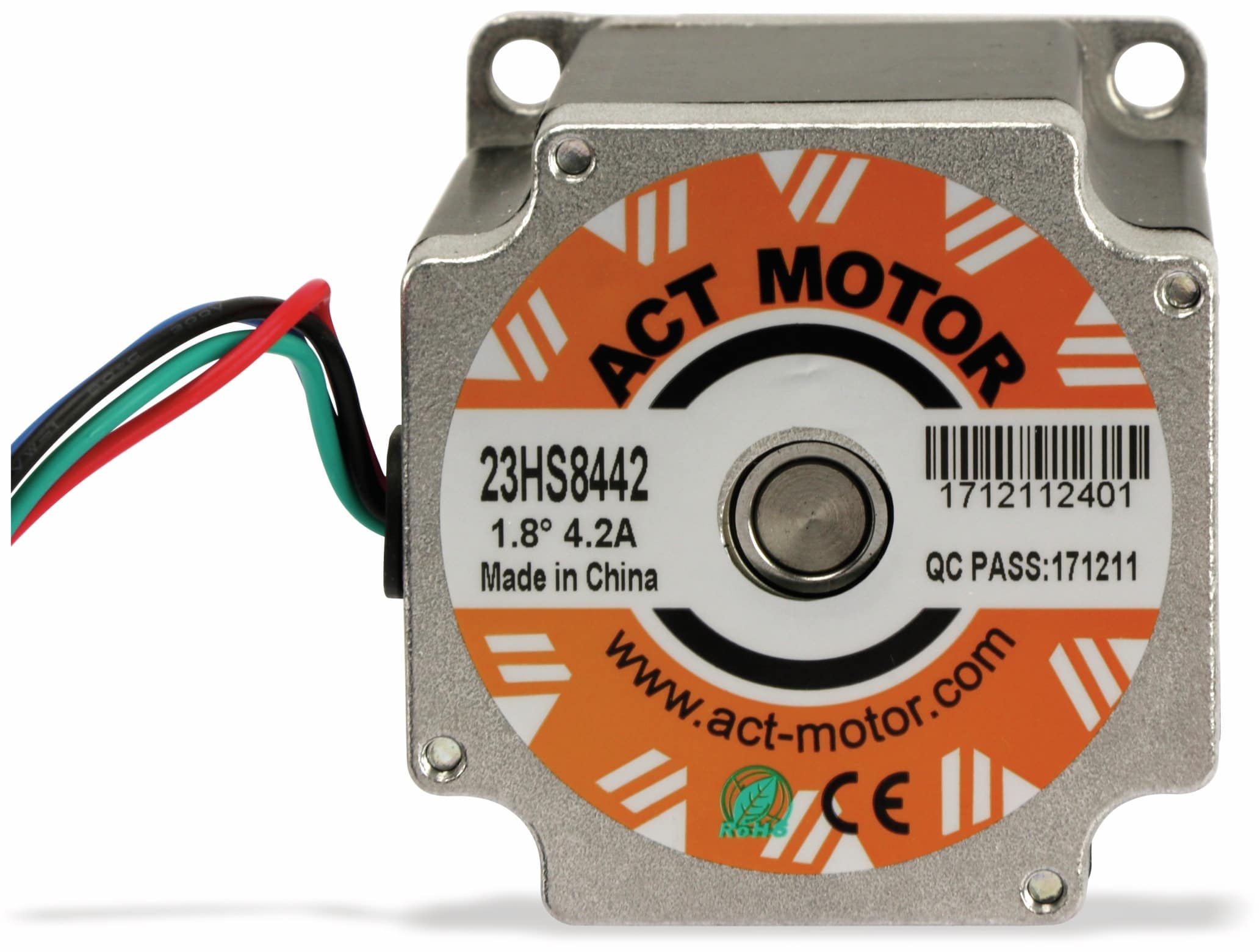 ACT Schrittmotor 23HS8442 1,8°, 2 Phasen, 2,52 V