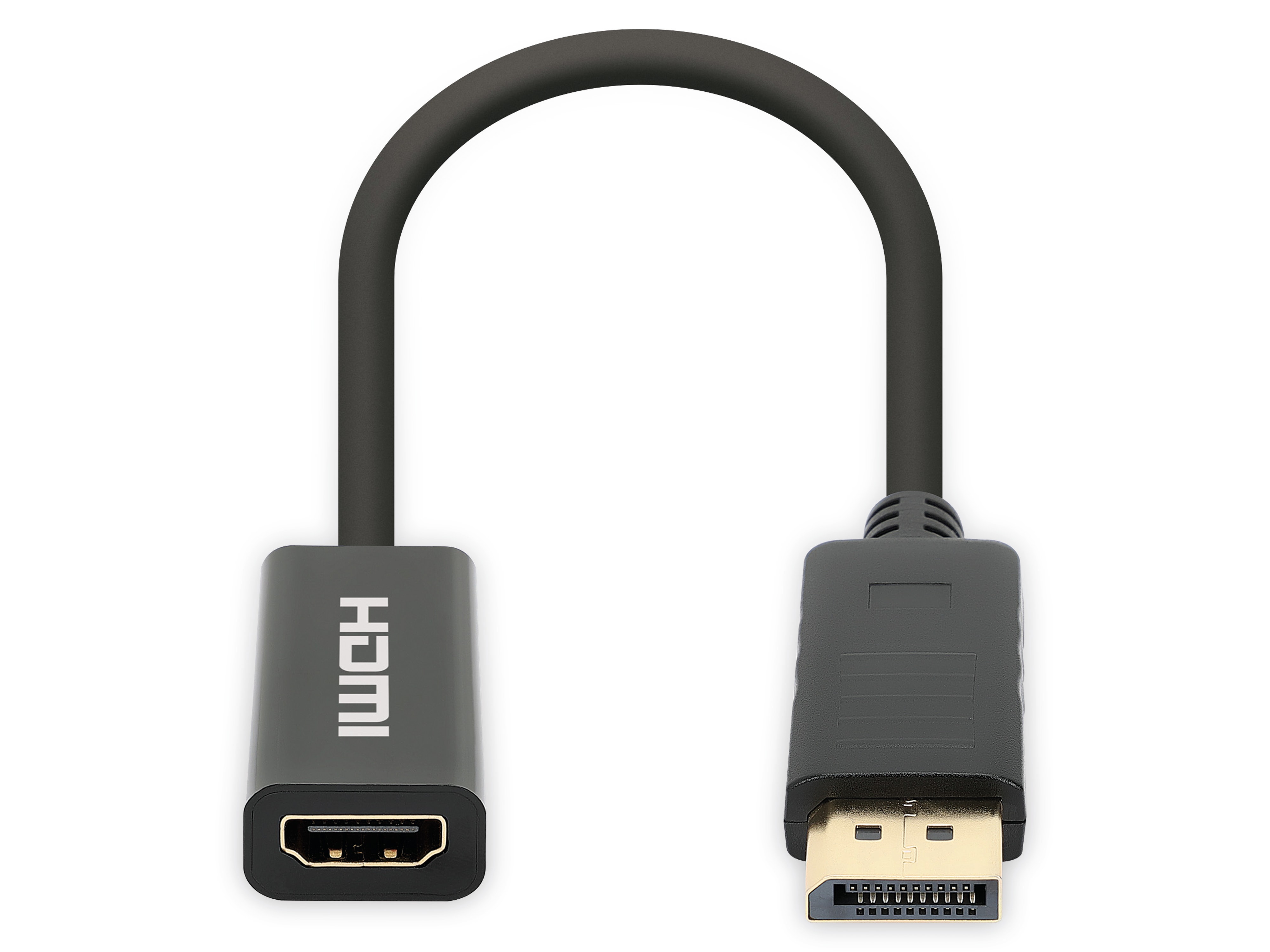 MANHATTAN HDMI-Adapter, DisplayPort-Stecker auf HDMI-Buchse