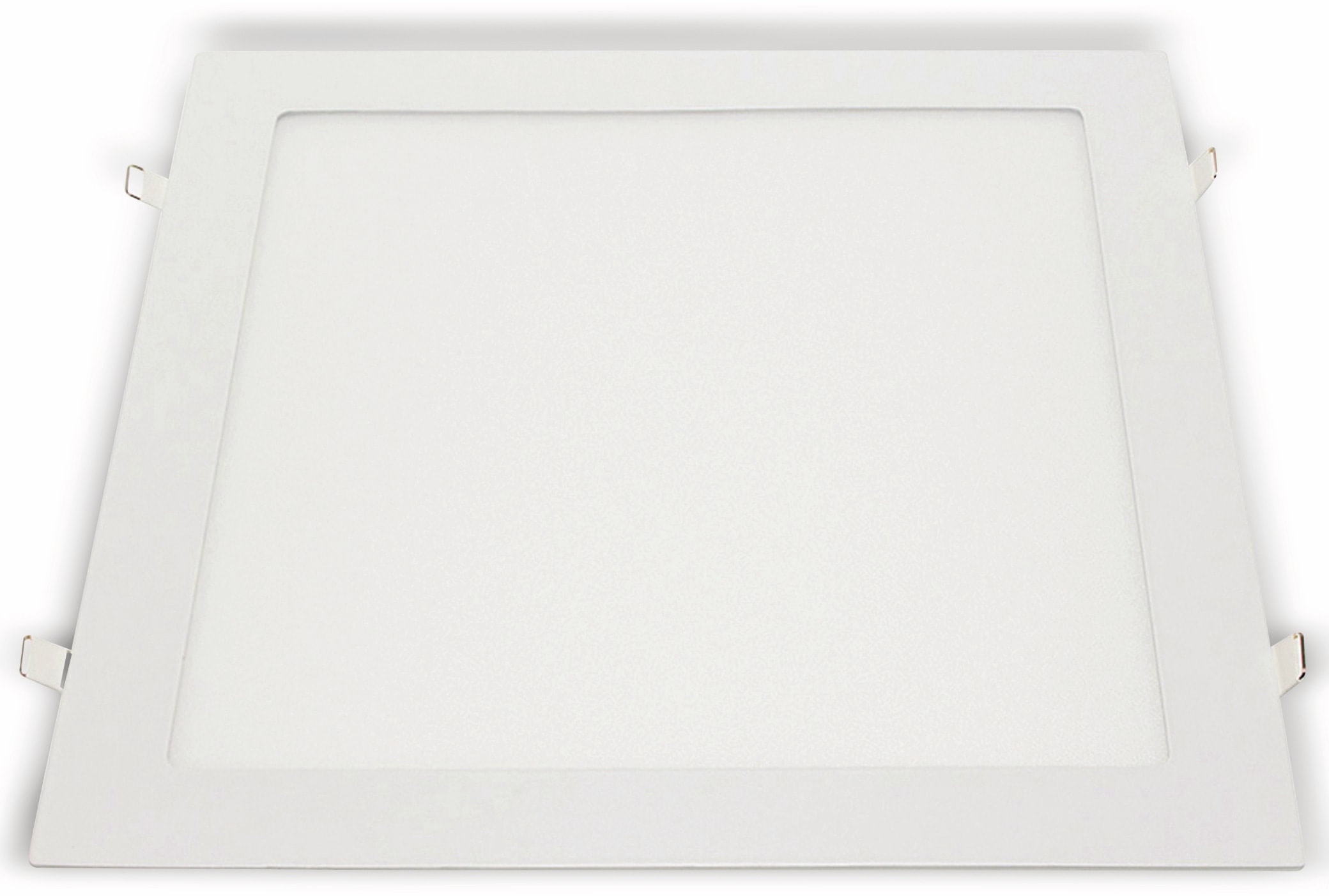 OPTONICA LED-Einbauleuchte 2642, 24 W, 2010 lm, 6000K, eckig, 95 RA, weiß