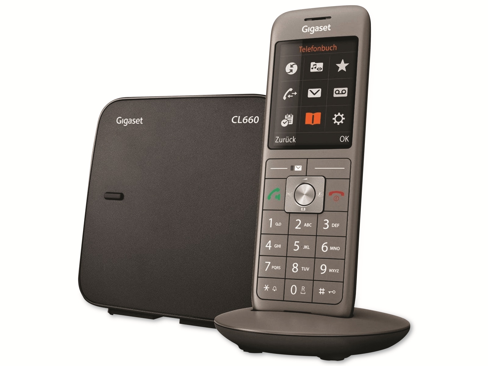 GIGASET Telefon CL660, anthrazit