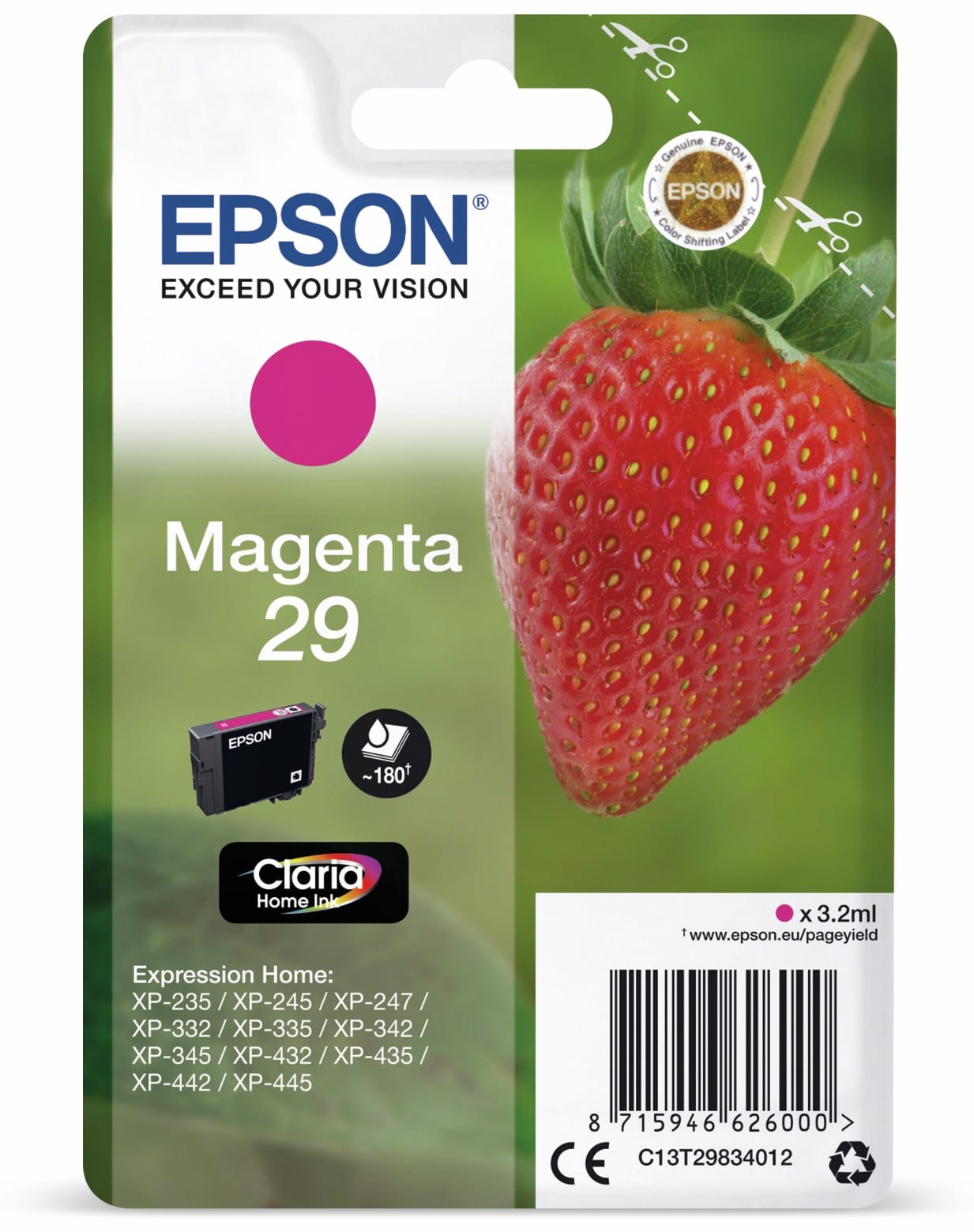 EPSON Tintenpatrone 29, magenta