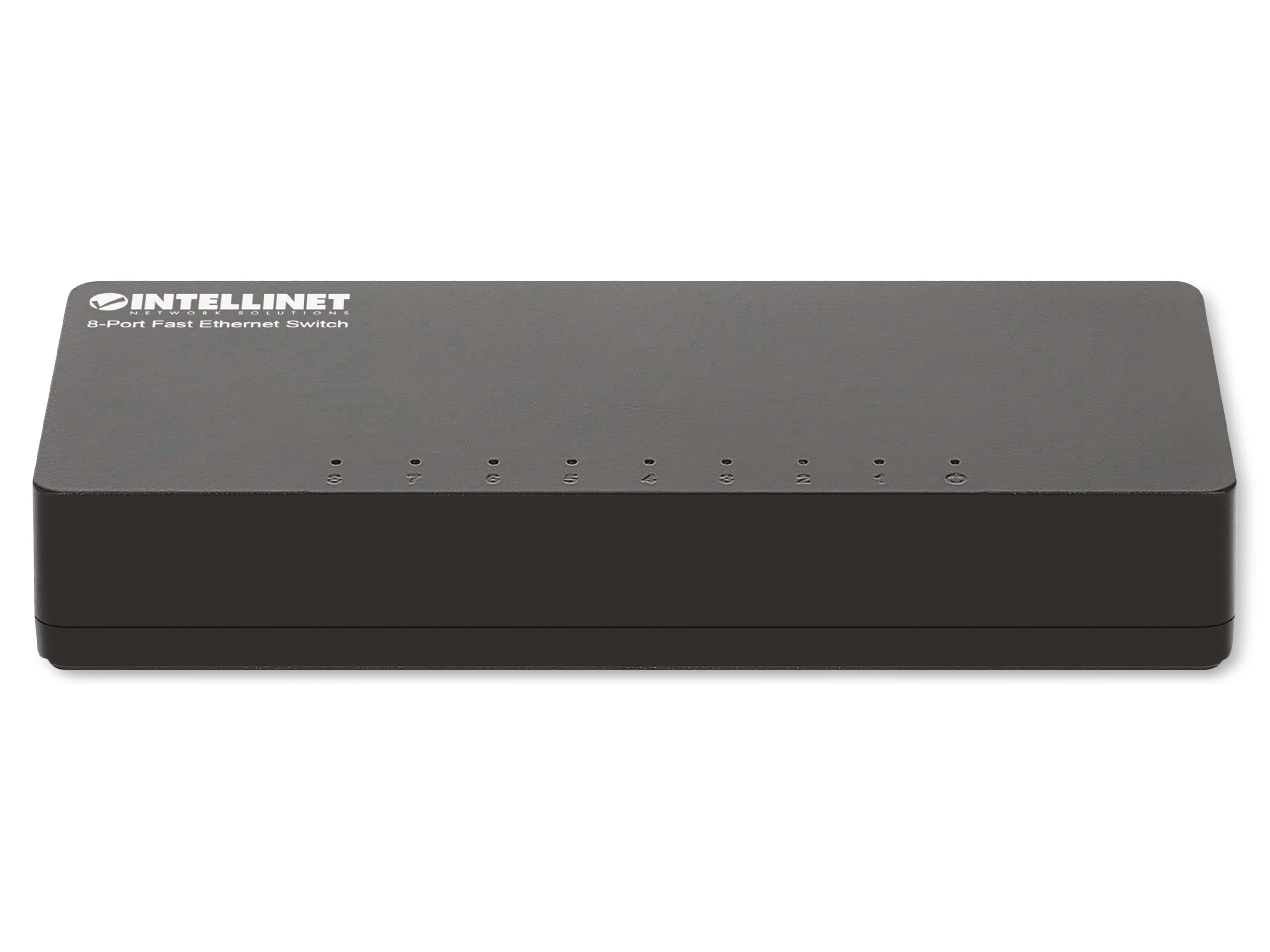 INTELLINET Ethernet Switch 561730 8-Port, schwarz