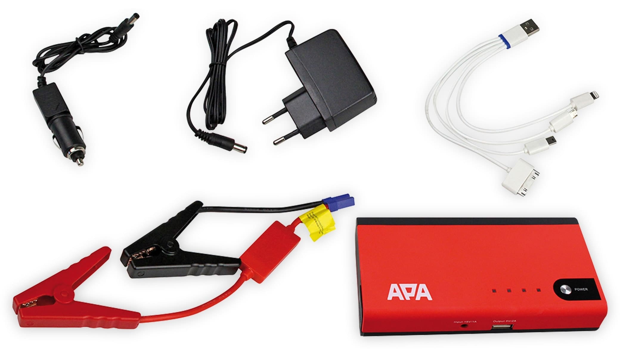 APA Jumpstarter 16480, Lithium Ionen, 11.000 mAh