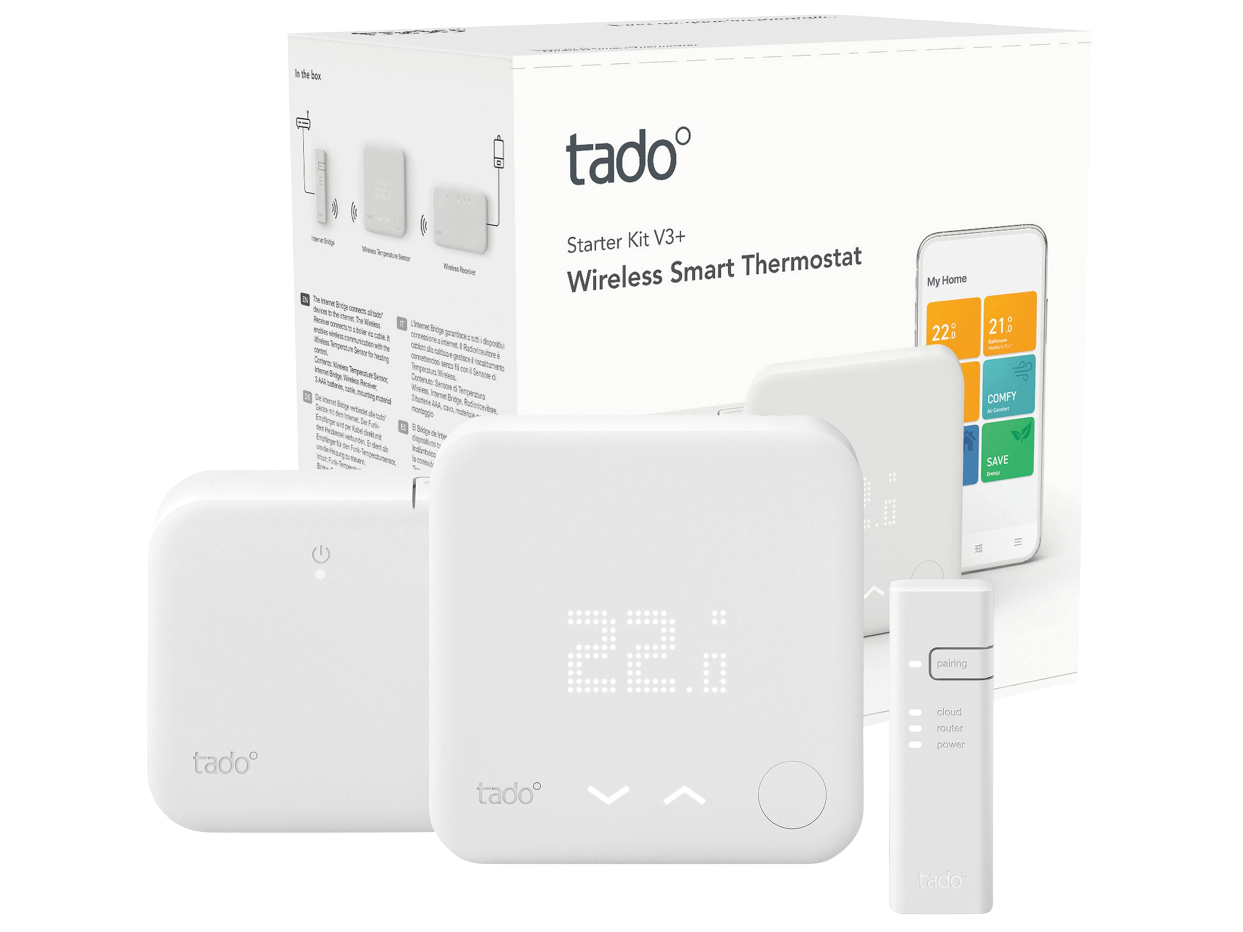 TADO Smart Thermostat Starter Kit V3+, WLAN, 30893