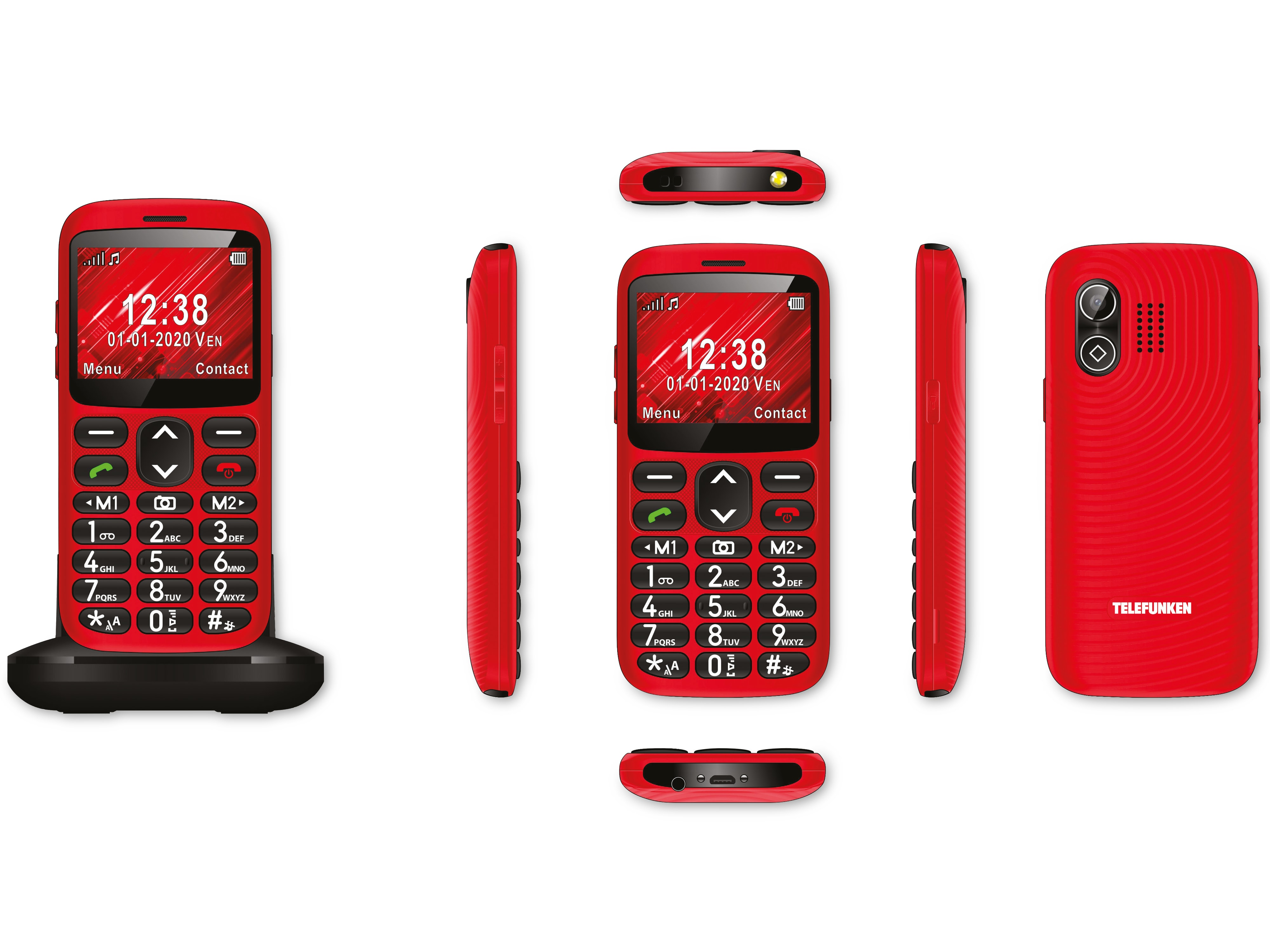 TELEFUNKEN Handy S520, rot