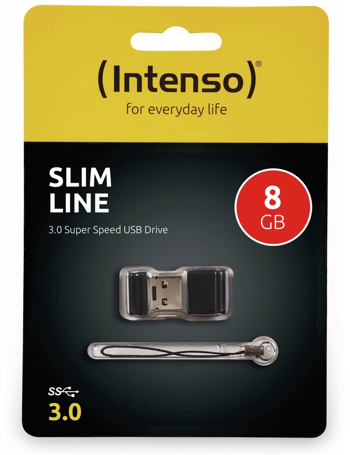 INTENSO USB 3.2 Speicherstick Slim Line, 8 GB
