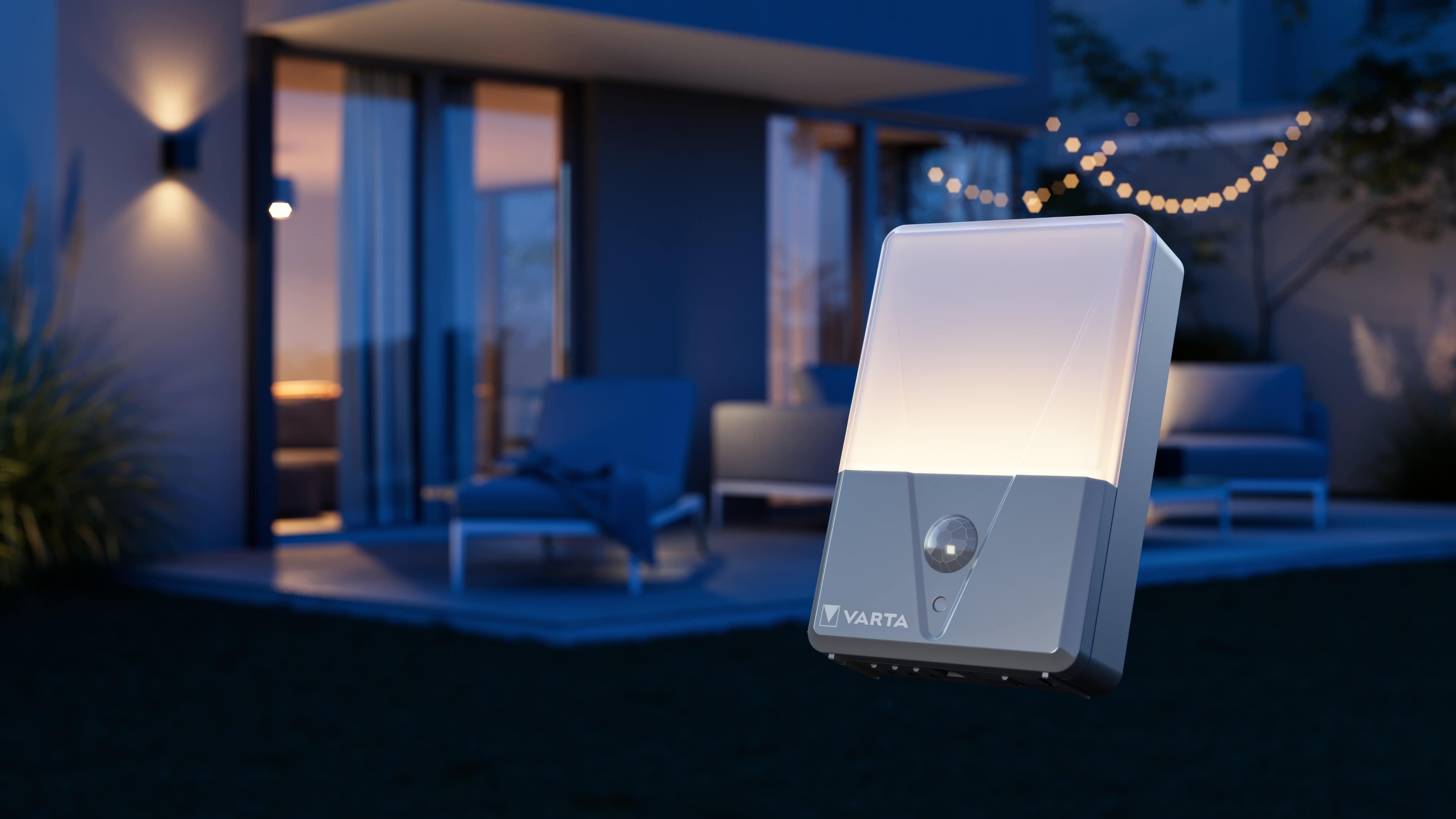 VARTA LED-Nachtlicht Motion Sensor, 40 lm, Batteriebetrieb, 2 Stück