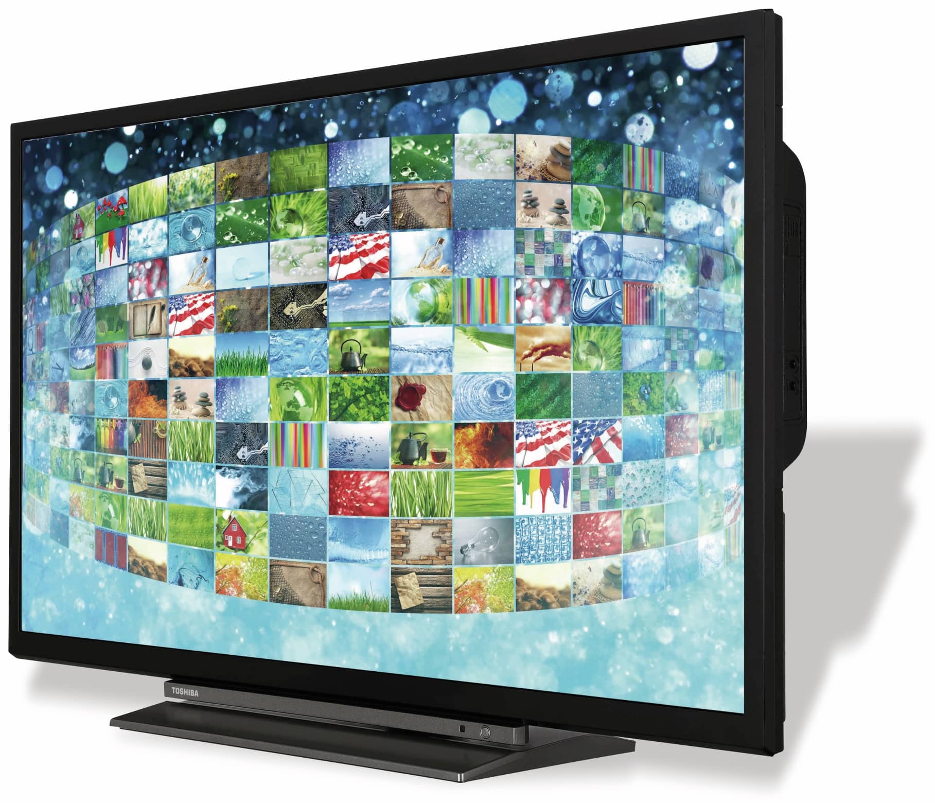 Toshiba LED-TV WD3A63DA, EEK: A+, 80 cm (32"), schwarz, mit DVD Player