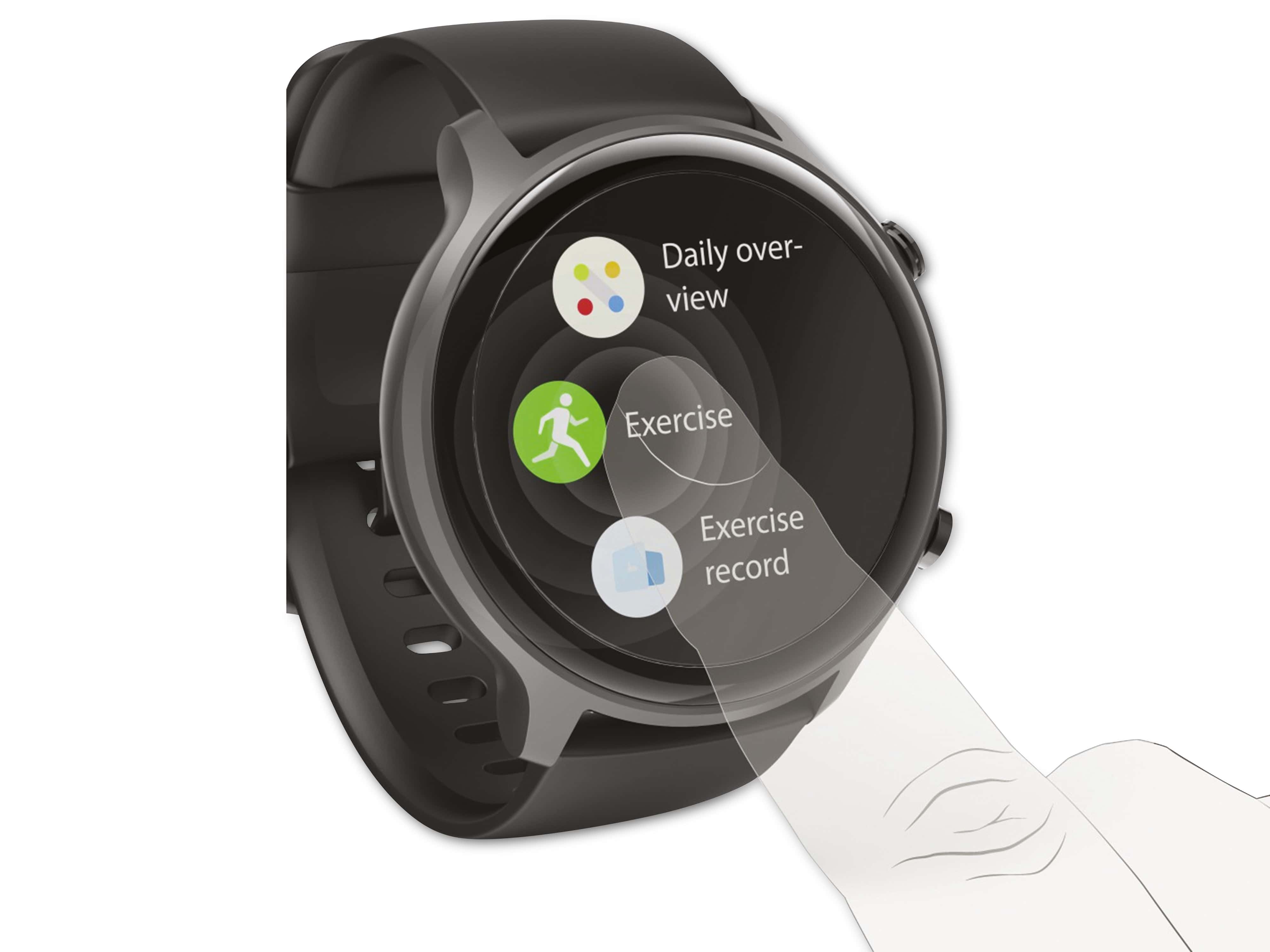 HAMA Smartwatch Fit Watch 6910, GPS, Herzfrequenz, Blutsauerstoff