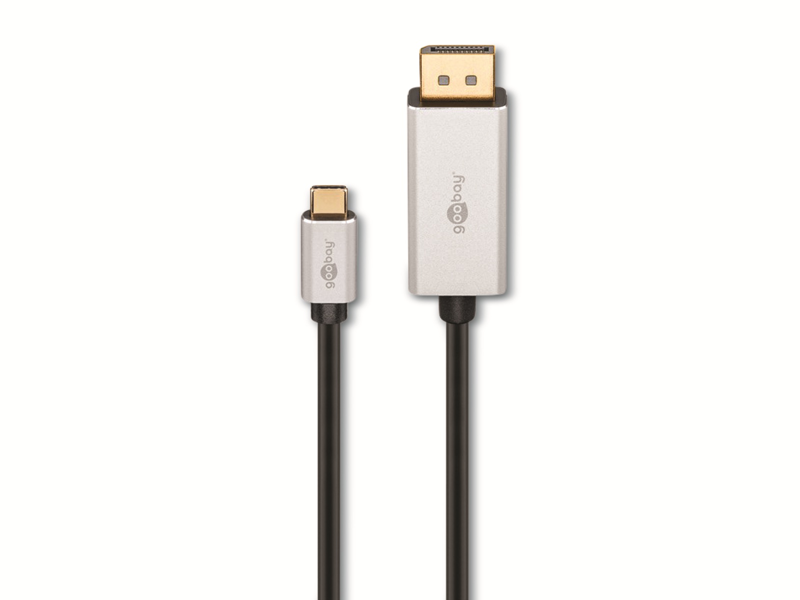 GOOBAY USB-Adapter, USB-C/DisplayPort, Stecker/Stecker, 3,0m