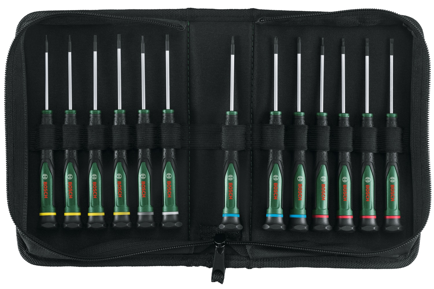 BOSCH Präzisionsschraubendreher-Set, 1600A02Z9N, 13-teilig