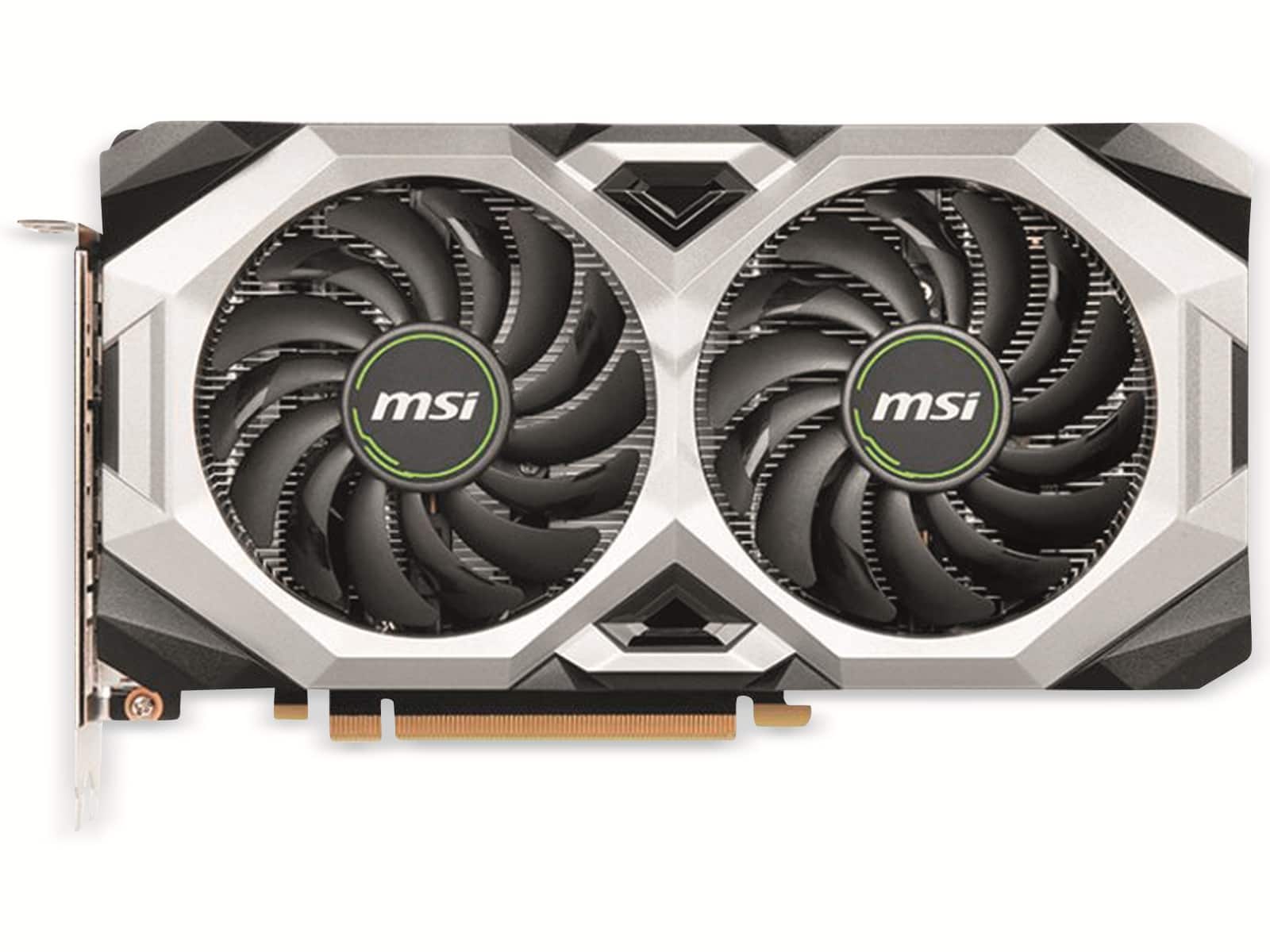 MSI Grafikkarte GeForce RTX 2060, 6GB DDR6, PCIe 3.0 x16