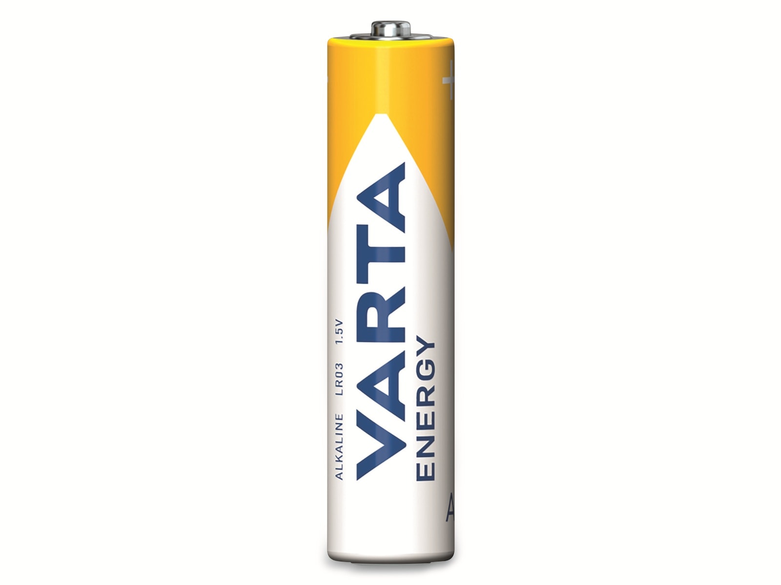 VARTA Batterie Alkaline, Micro, AAA, LR03, 1.5V, Energy, 4 Stück