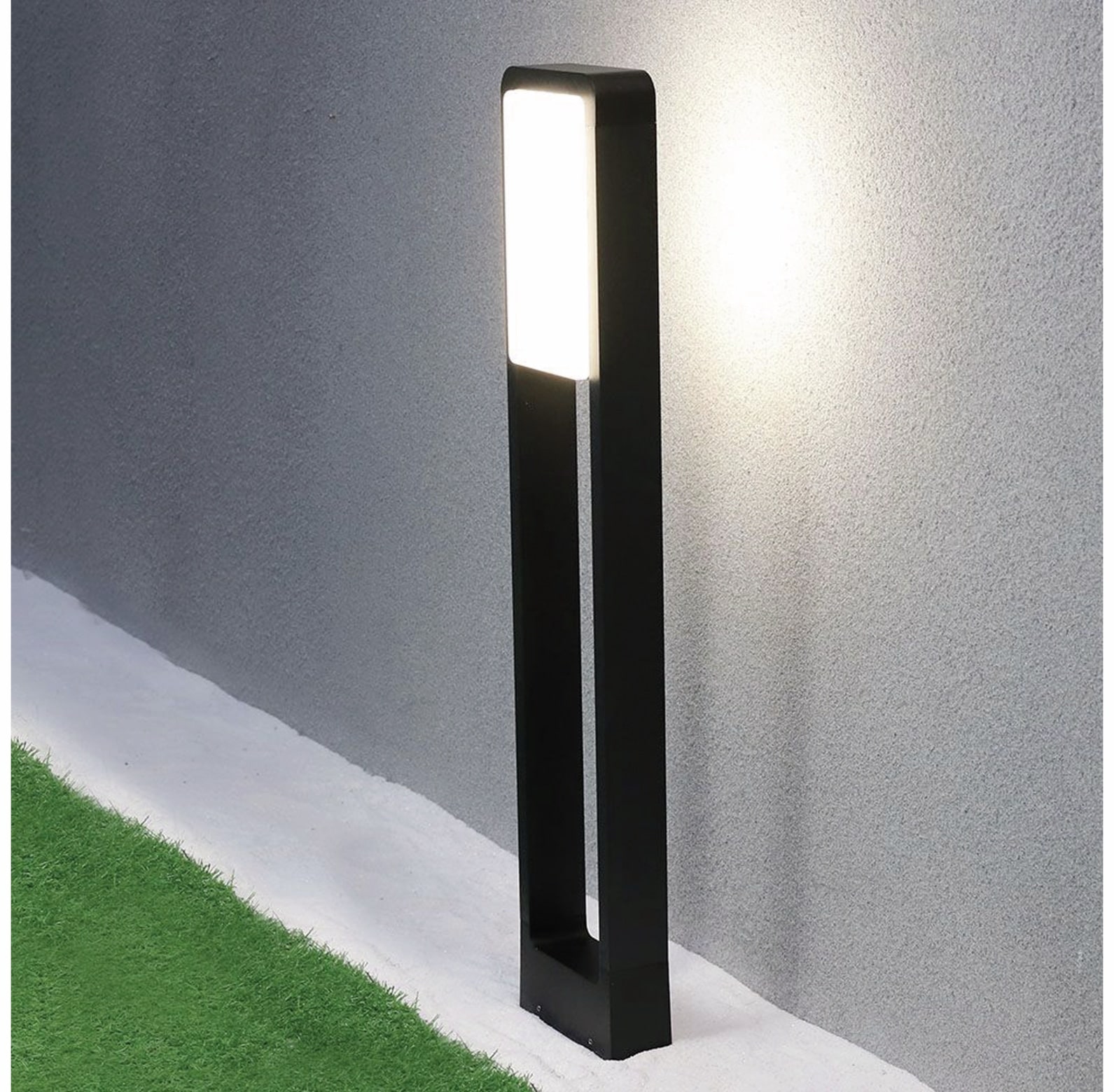 V-TAC LED-Gartenleuchte VT-33, EEK: F, 10W, 900lm, 4000k, schwarz, 800 mm