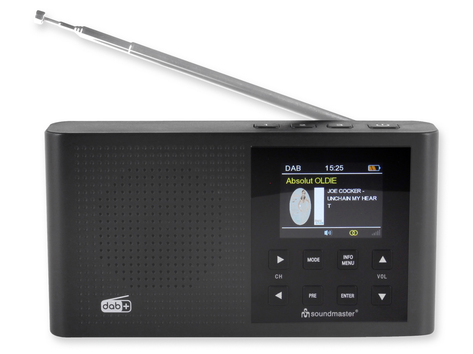 SOUNDMASTER DAB+/UKW Radio DAB165SW, schwarz