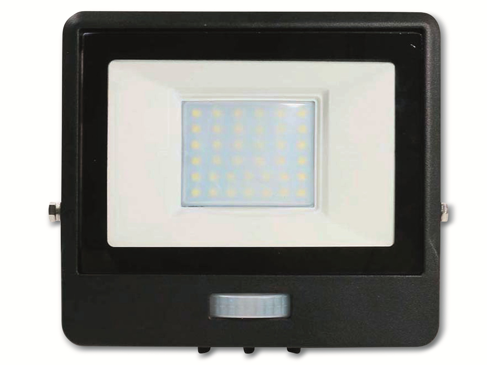 V-TAC LED-Fluter, Bewegungsmelder VT-138S-1 (20286) EEK: F, 30W, 2340 lm, 3000K, schwarz