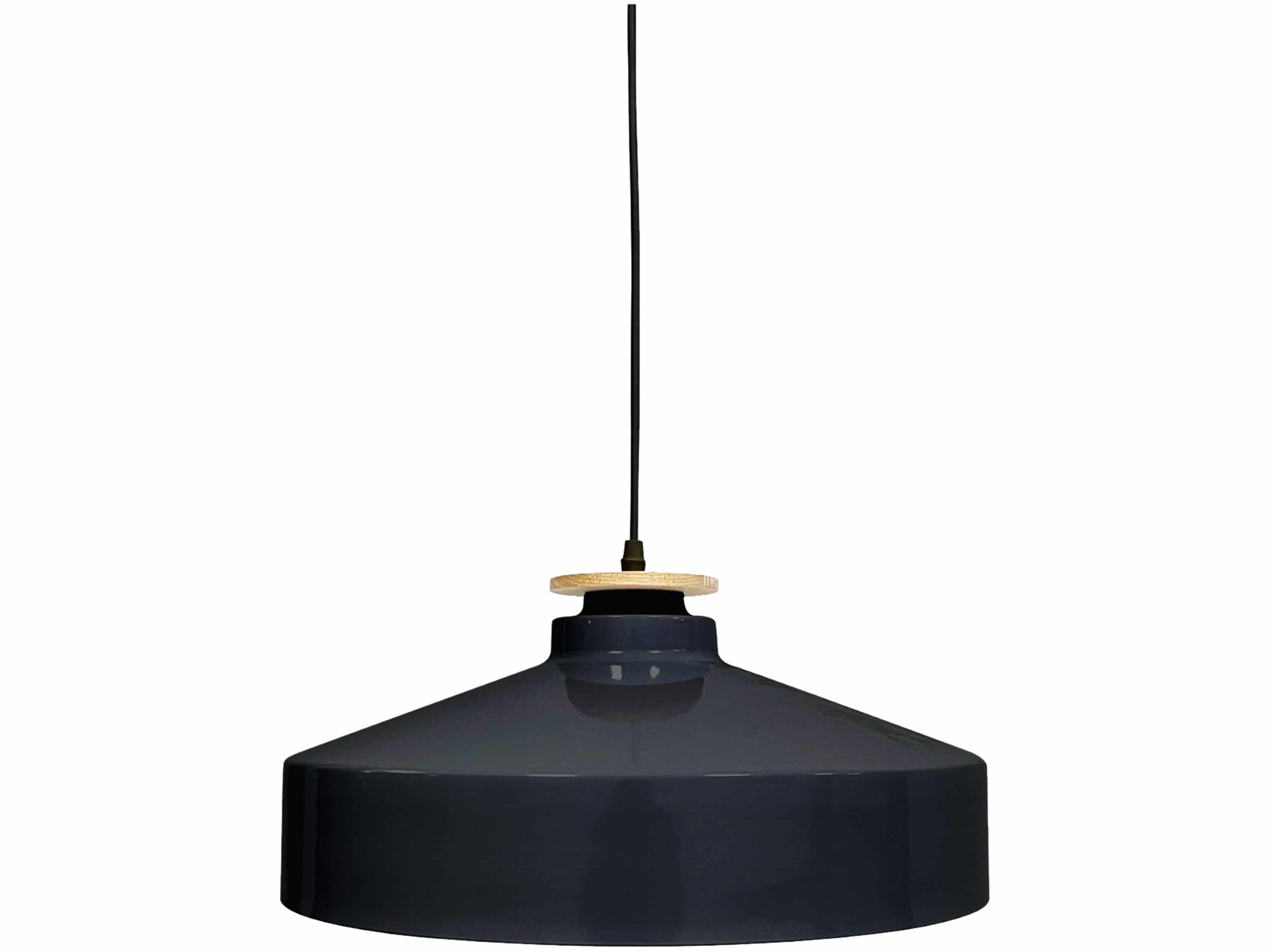 ENOVALITE Pendelleuchte ELED700171, E27-Fassung, IP20, Ø40 cm, schwarz, rund