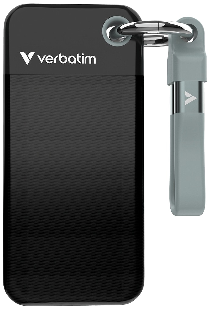 VERBATIM Externe SSD Pocket 1TB schwarz-grau