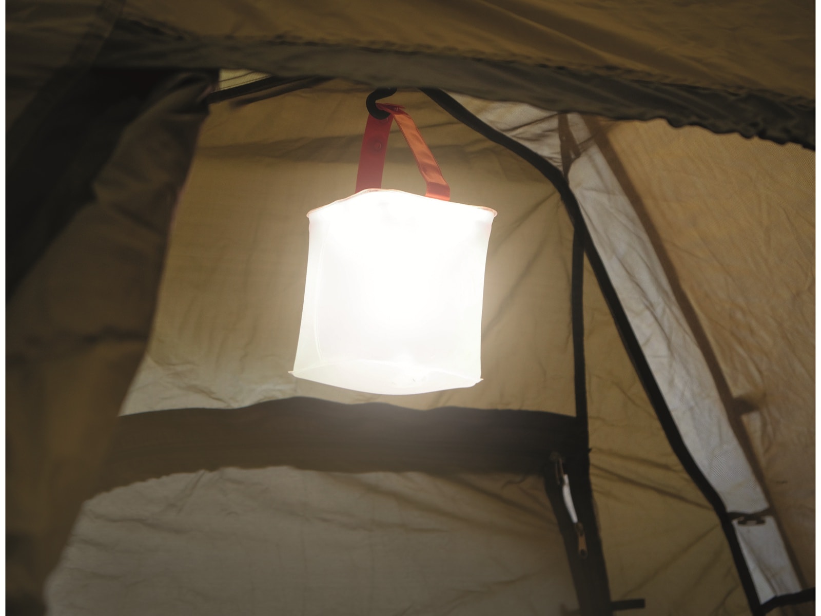 CALIMA CAMPING EQUIPMENT LED-Solar Campinglaterne, aufblasbar