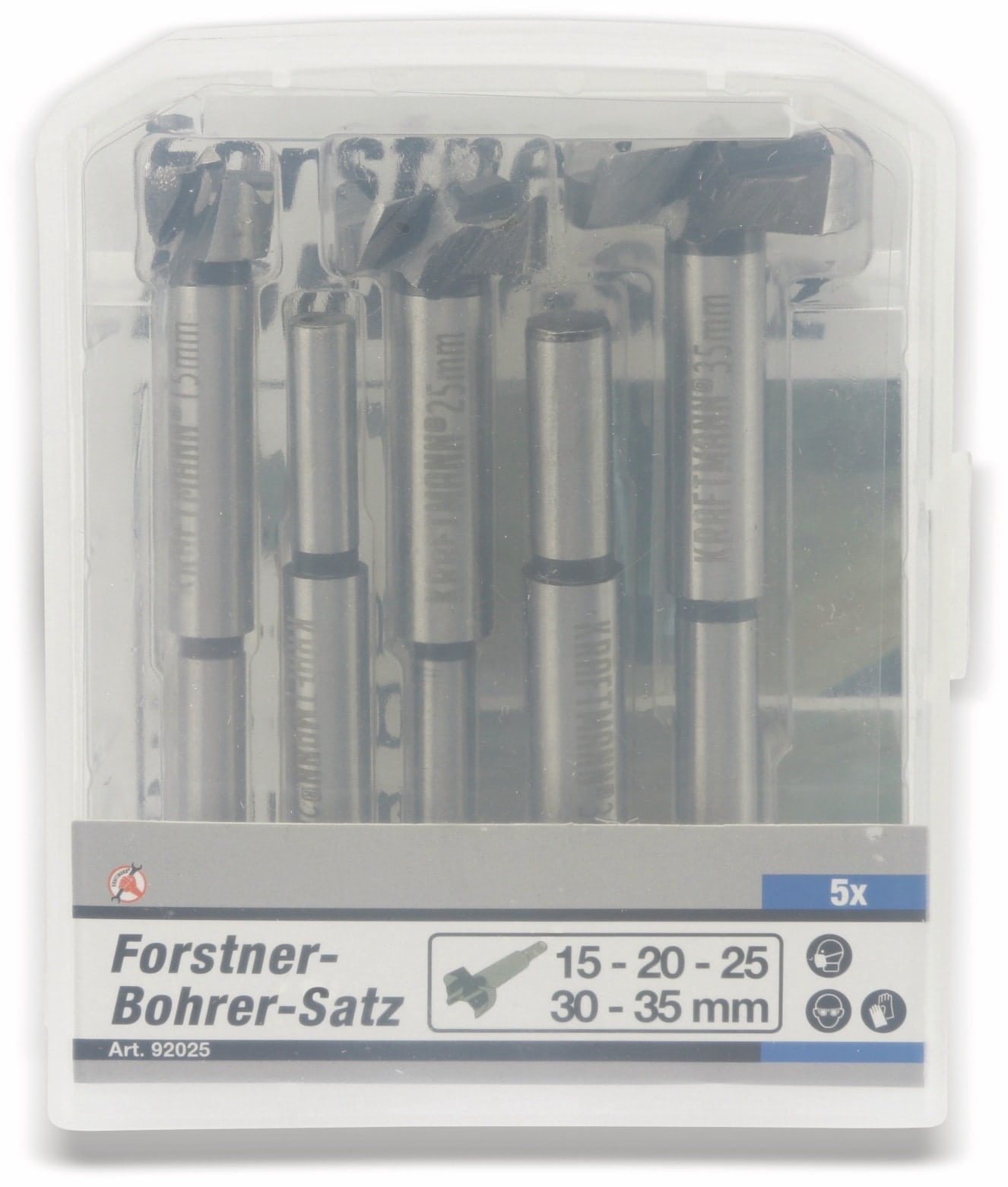 BGS TECHNIC Forstnerbohrer-Satz 92025, 5-teilig