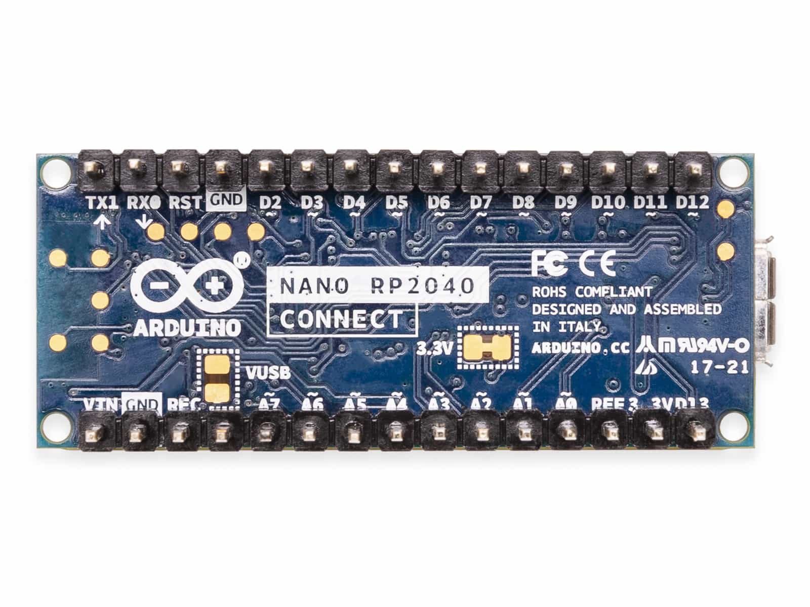 ARDUINO ® Board NANO RP2040 CONNECT without headers