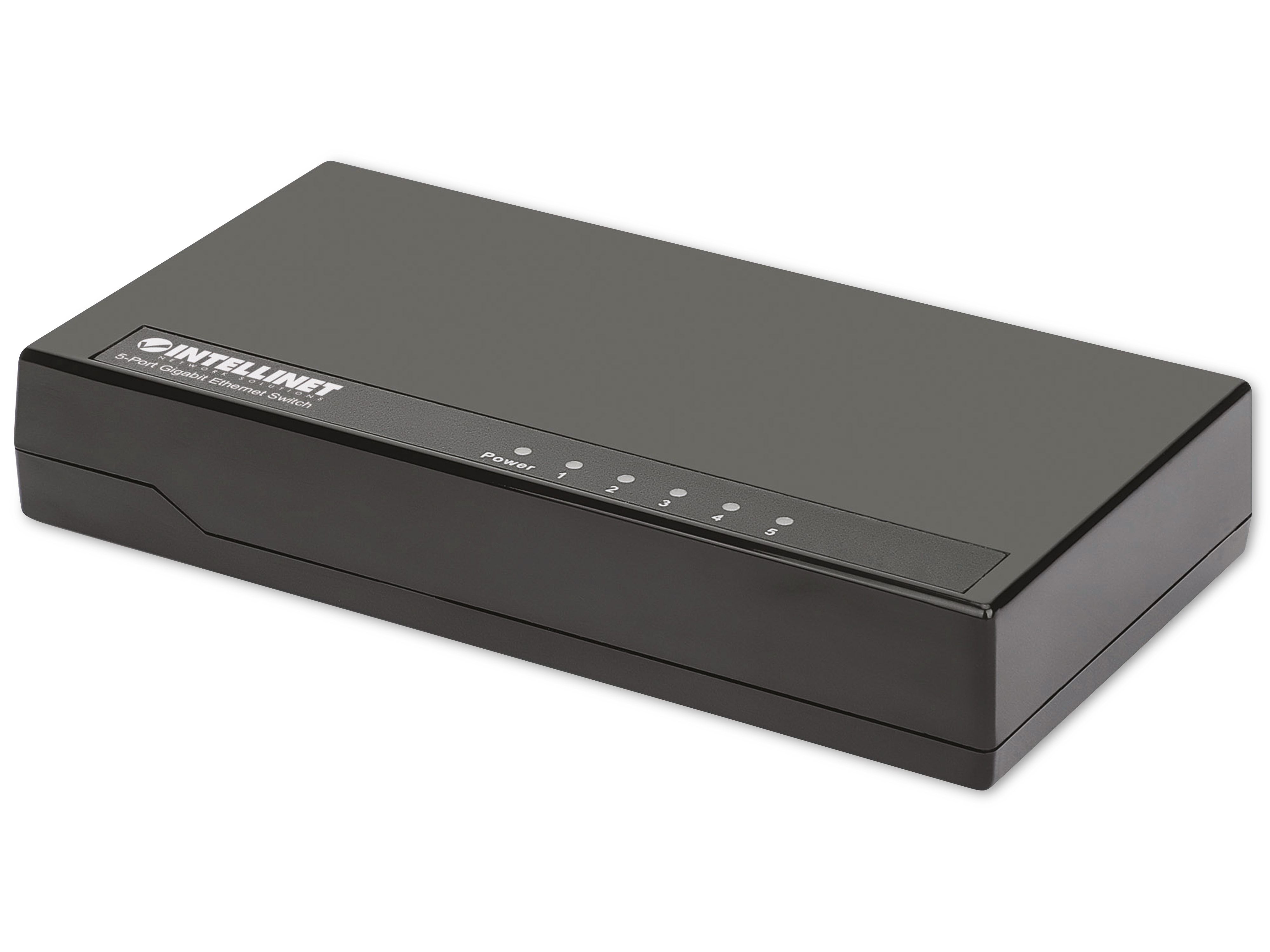 INTELLINET Ethernet Switch 561747 5-Port Gigabit, schwarz