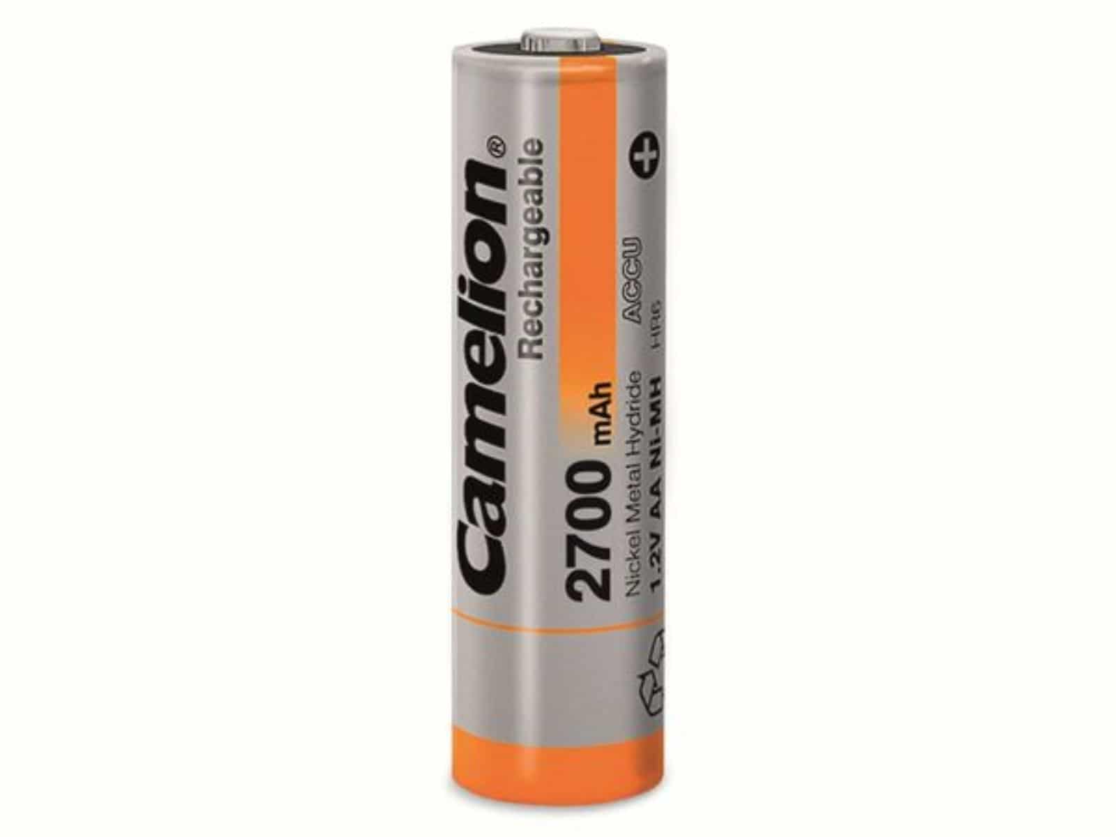 CAMELION NiMH-Mignon-Akku 2700 mAh, 4 Stück, mit Batterienbox