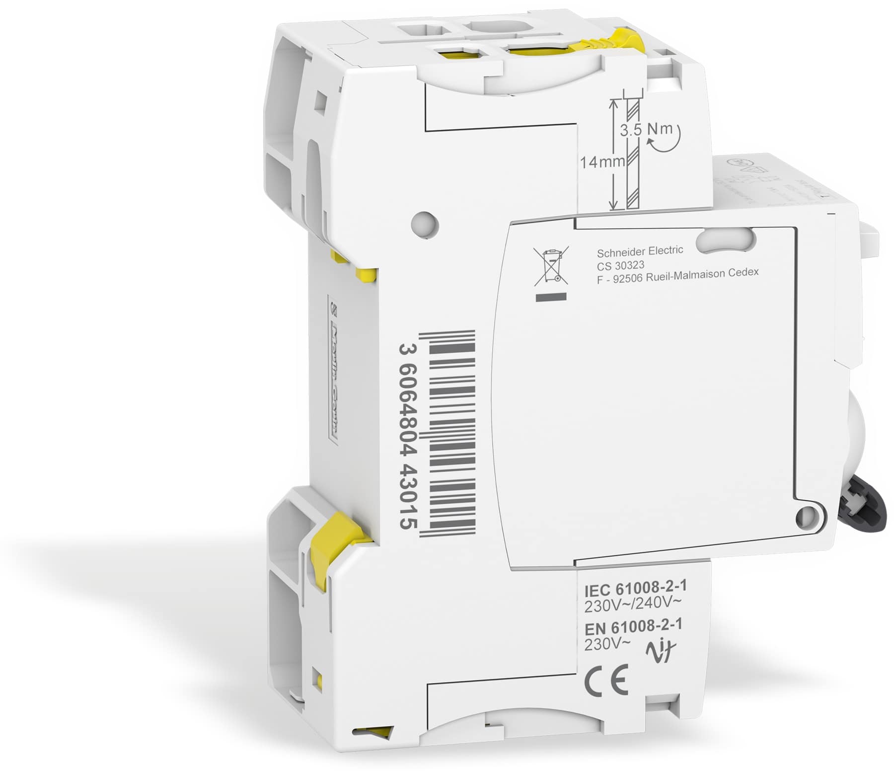 SCHNEIDER ELECTRIC Fehlerstrom-Schutzschalter A9Z21240, 40A