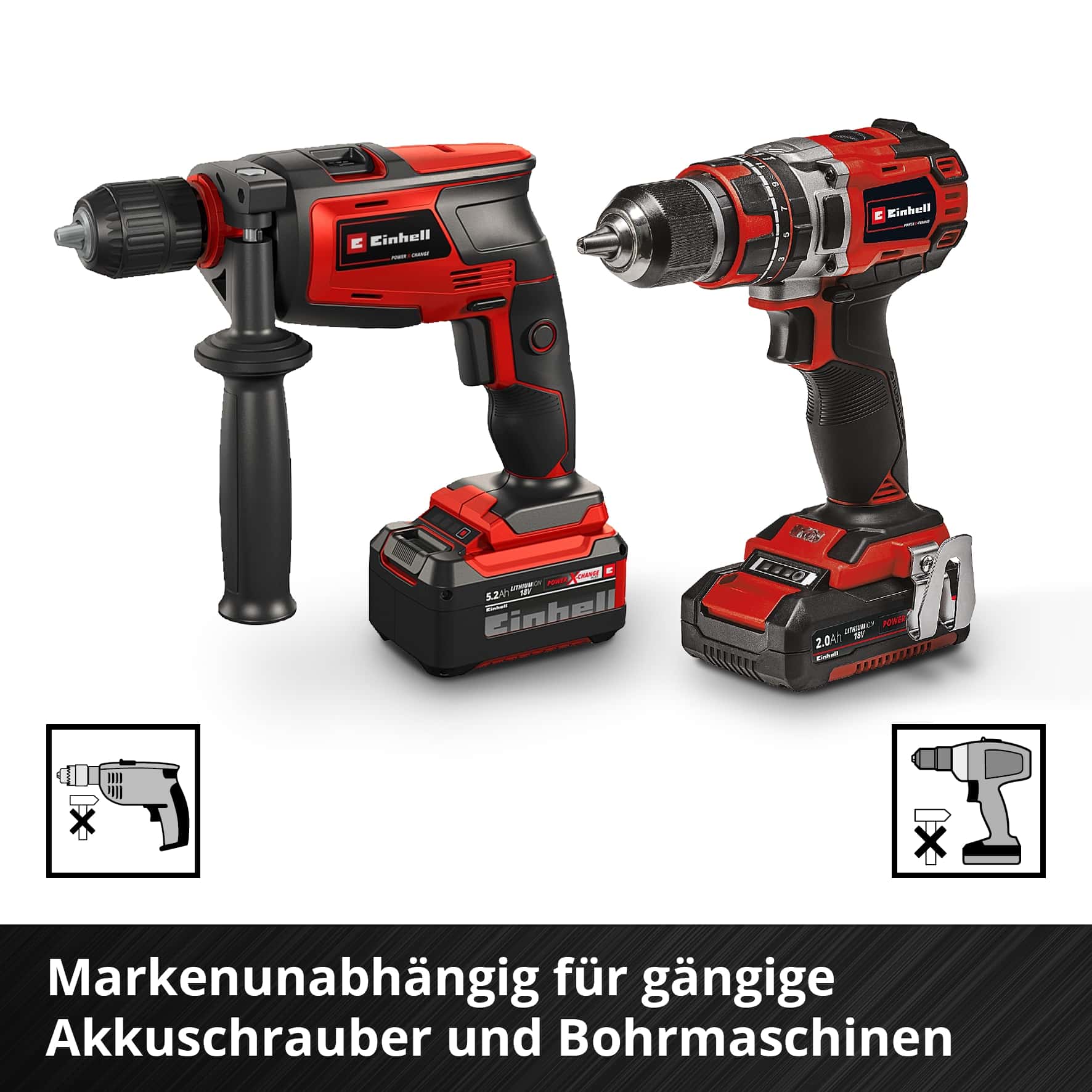 EINHELL Bit- & Bohrer-Set, 109053, L-Case, 40-teilig