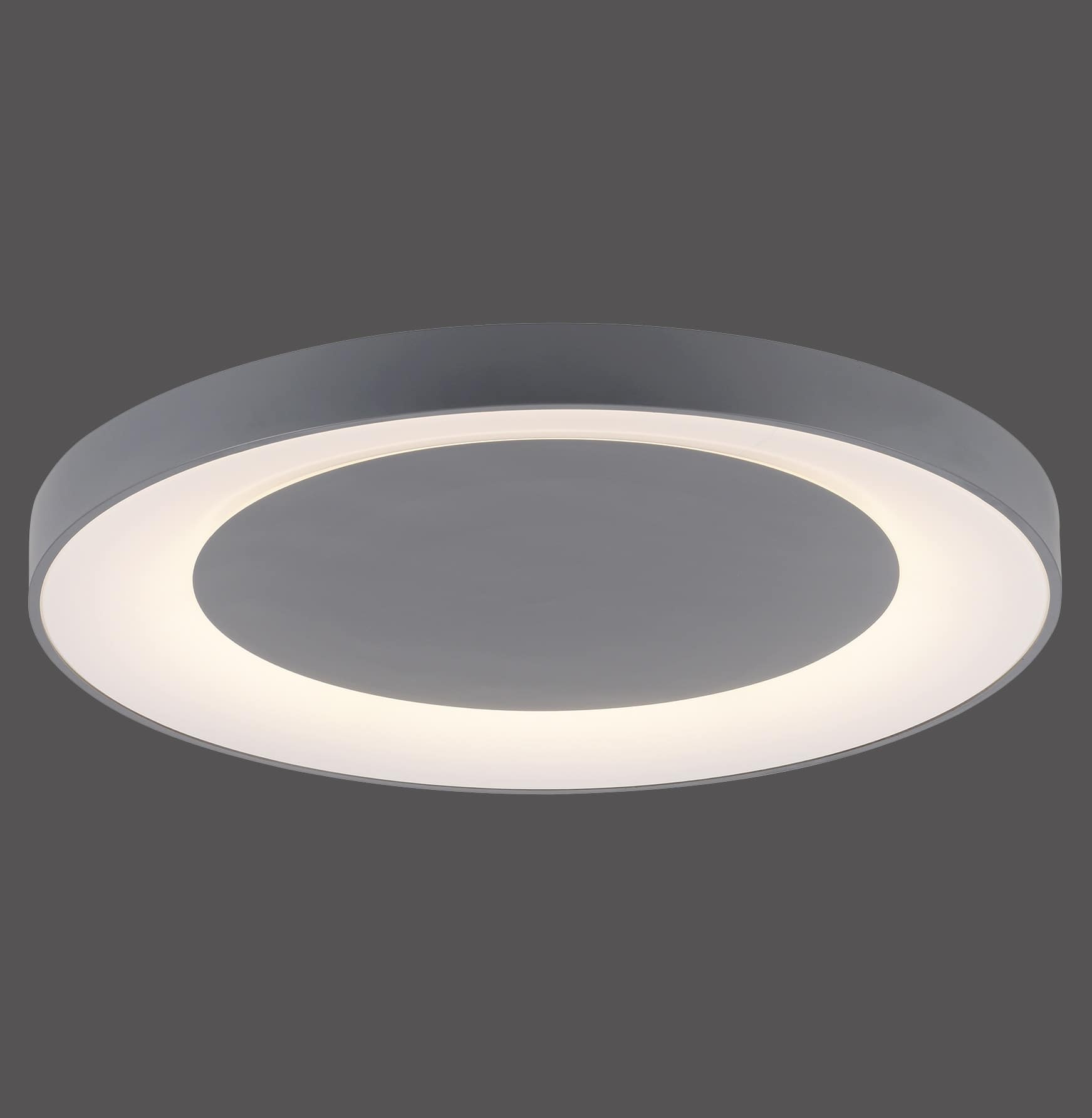 JUST LIGHT LED-Deckenleuchte 14327-18 grau, 54 W, 6600 lm, CCT