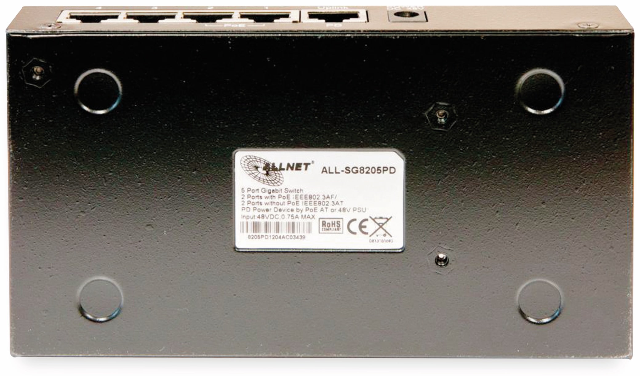 ALLNET Switch ALL-SG8205PD, unmanaged, 5-Port, Gigabit, PoE