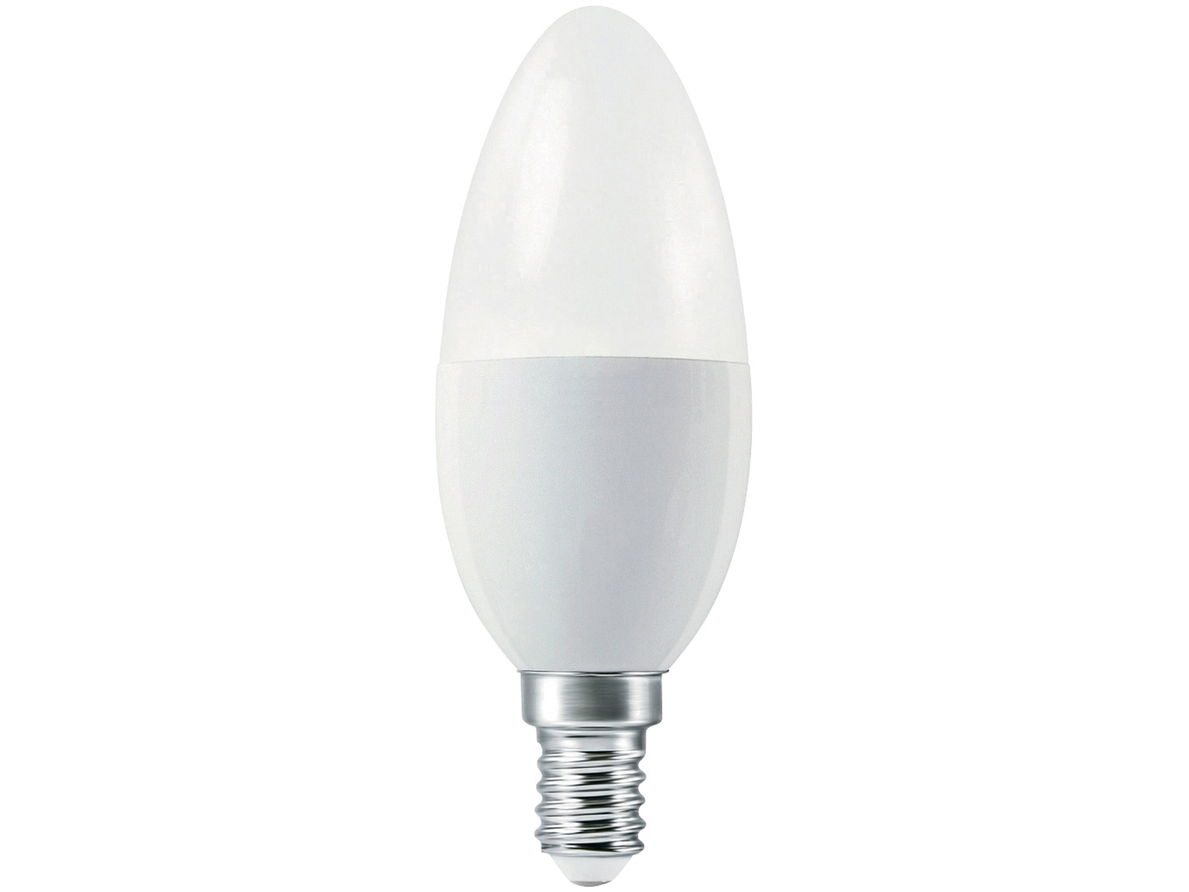 LEDVANCE LED-Lampe SMART+ WiFi Candle, B40, E14, EEK: F, 4,9 W, 470 lm, 2700 K, Smart, 3 Stück