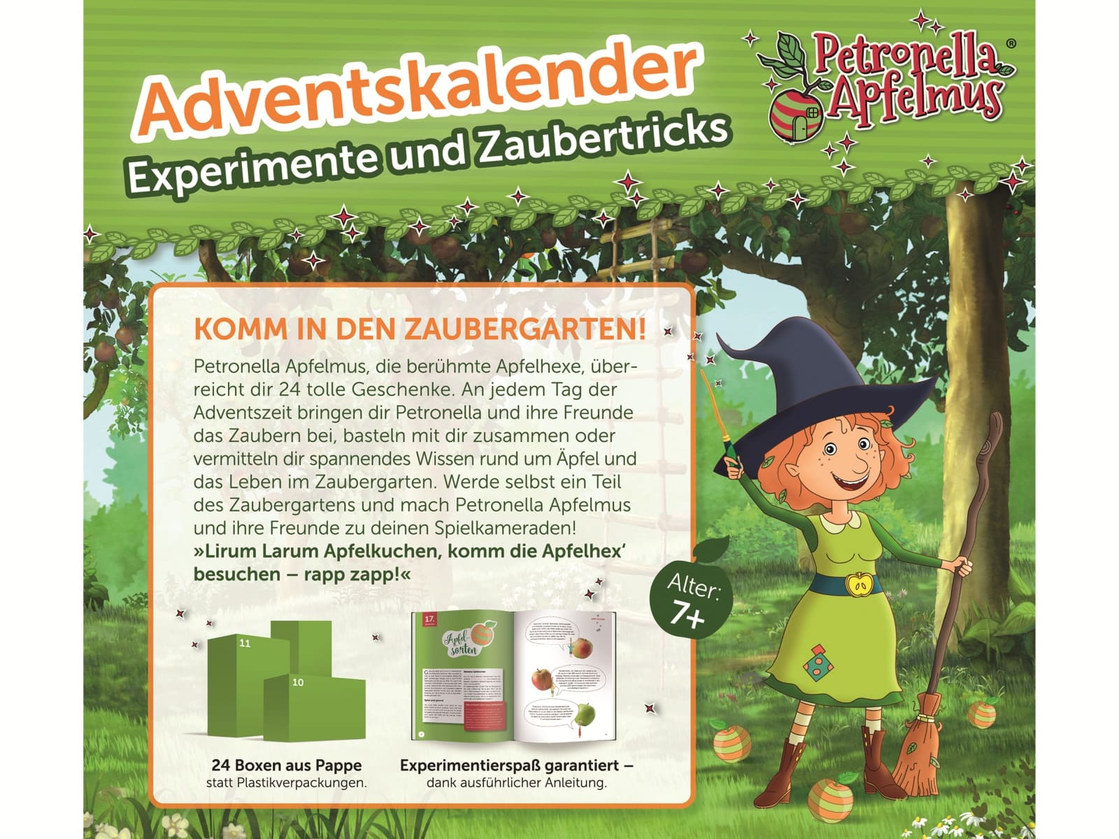 FRANZIS Adventskalender, 67202, Adventskalender Experimentieren und Zaubertricks