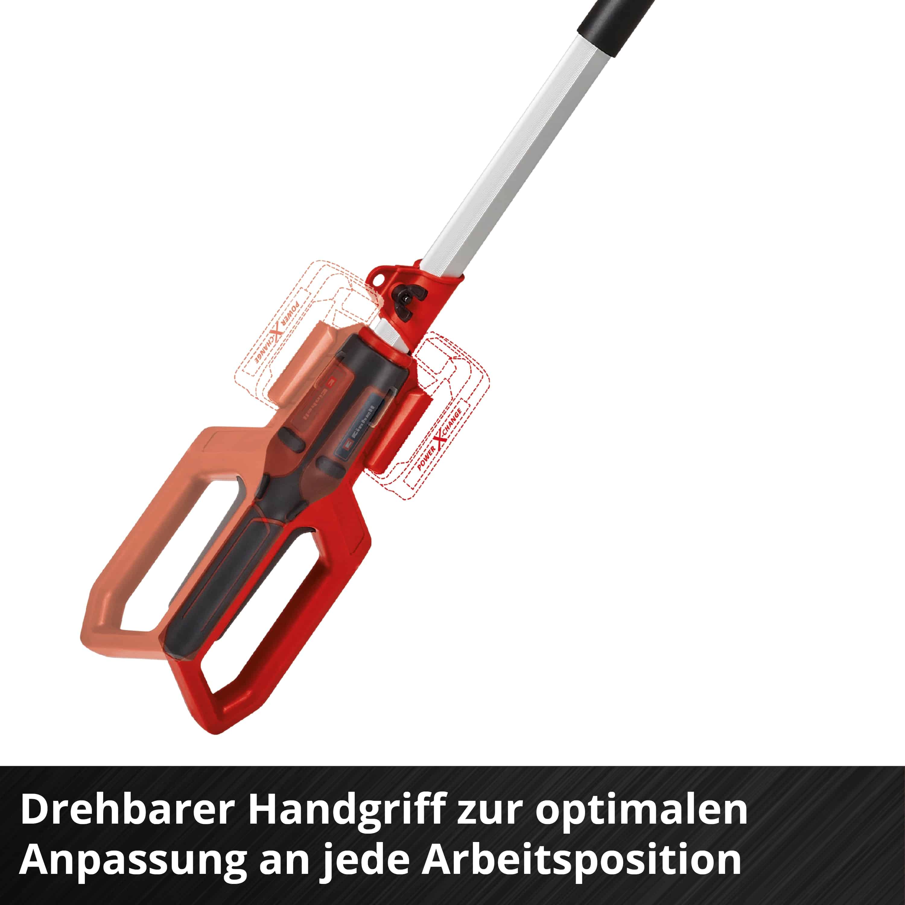 EINHELL Akku-Teleskop-Heckenschere GC-HH 18/45 Li T Solo