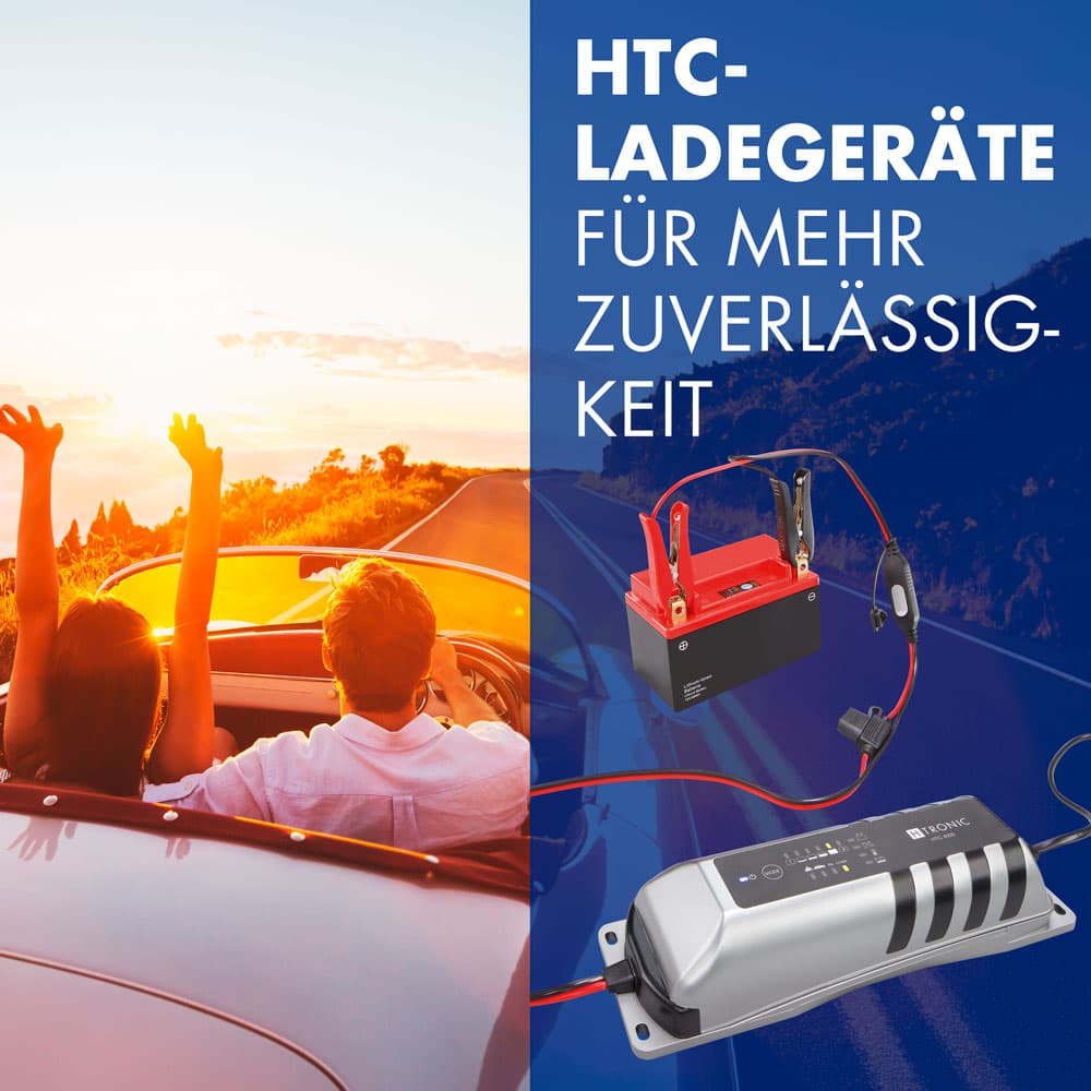 H-TRONIC Automatik-Ladegerät HTC 1000, 12 V Bleibatterien