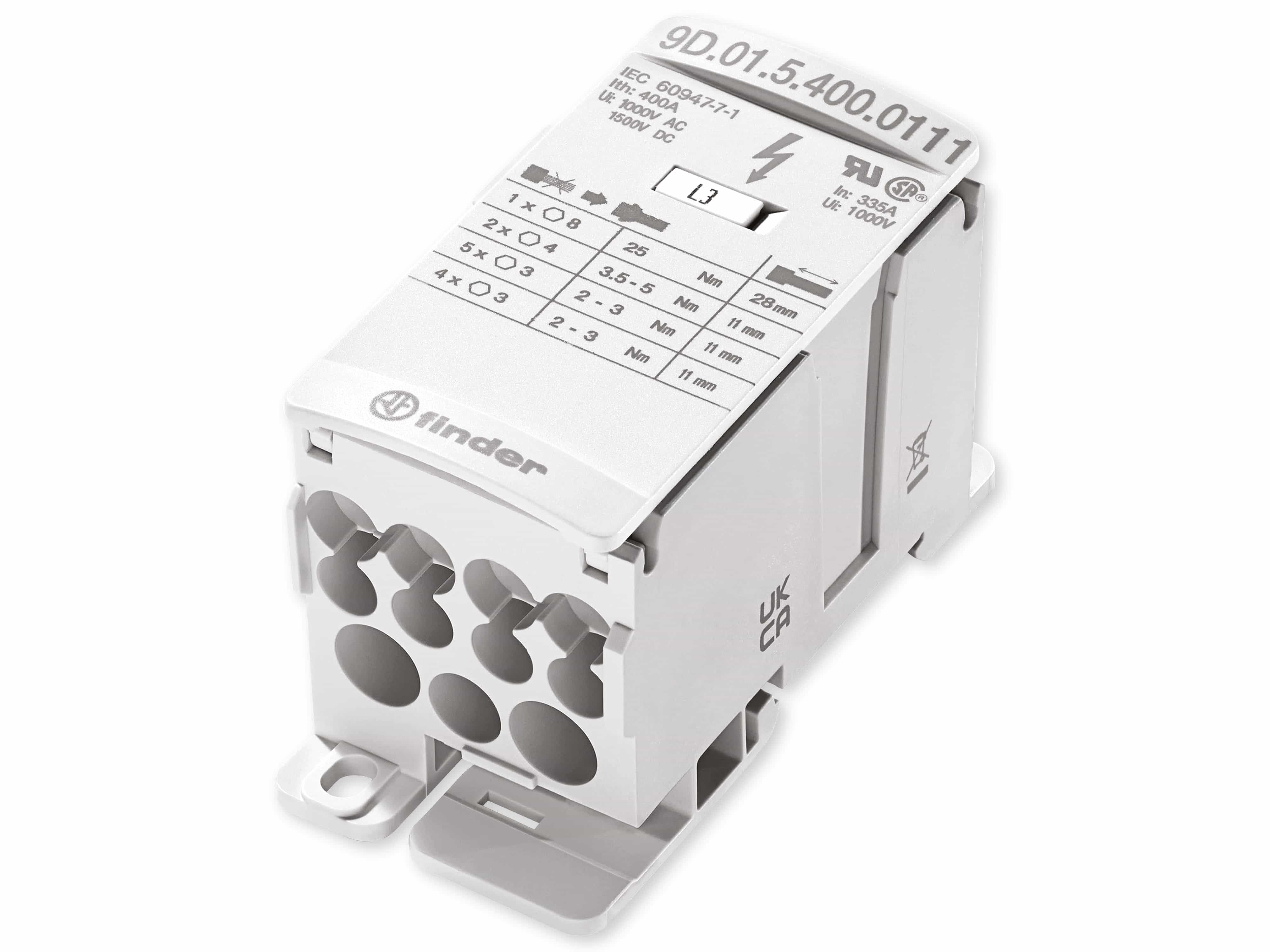 FINDER Terminal Block 9D.01.5.400.0111, 400 A