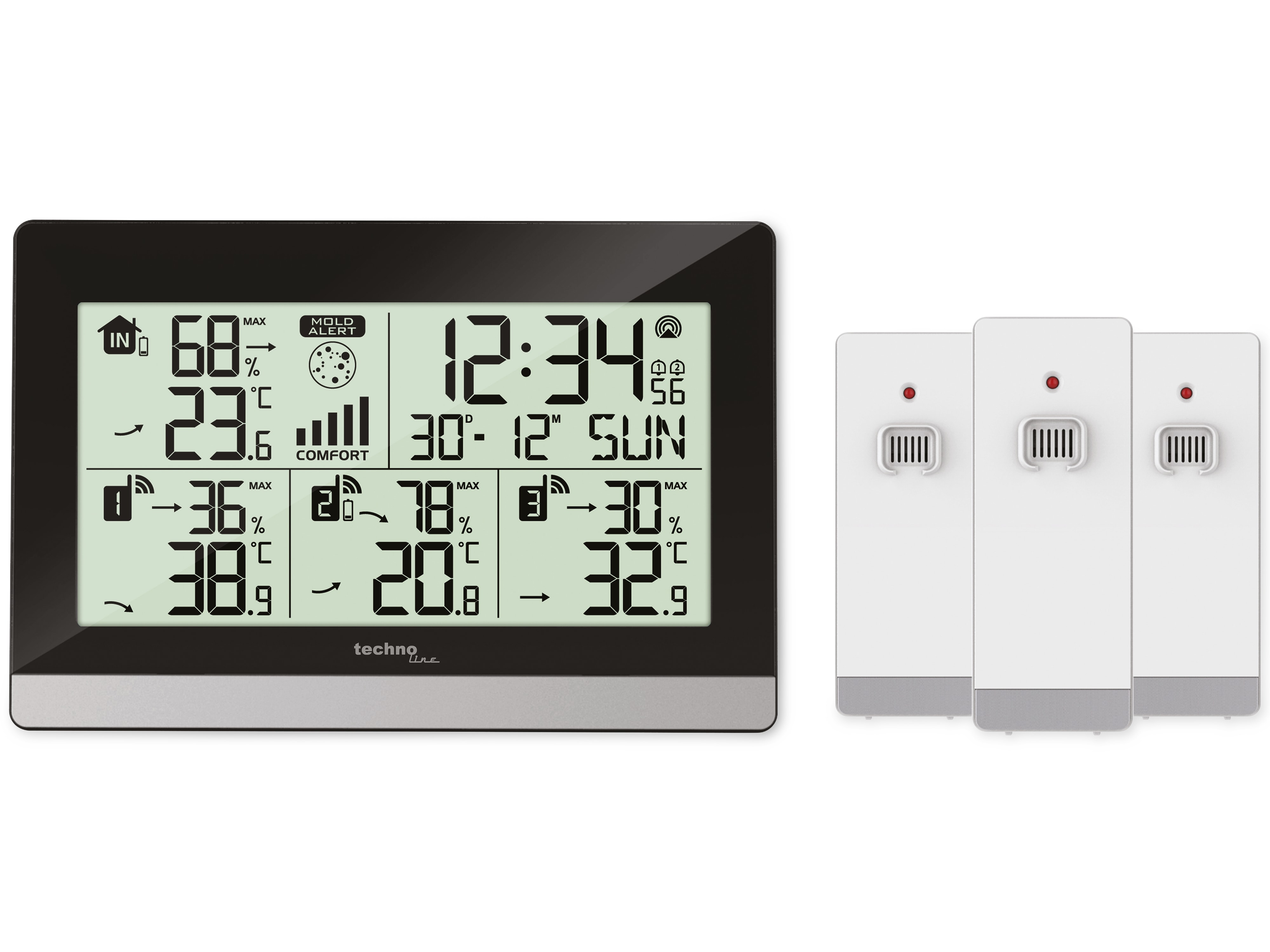 TECHNOLINE Raumklimastation WS 7065