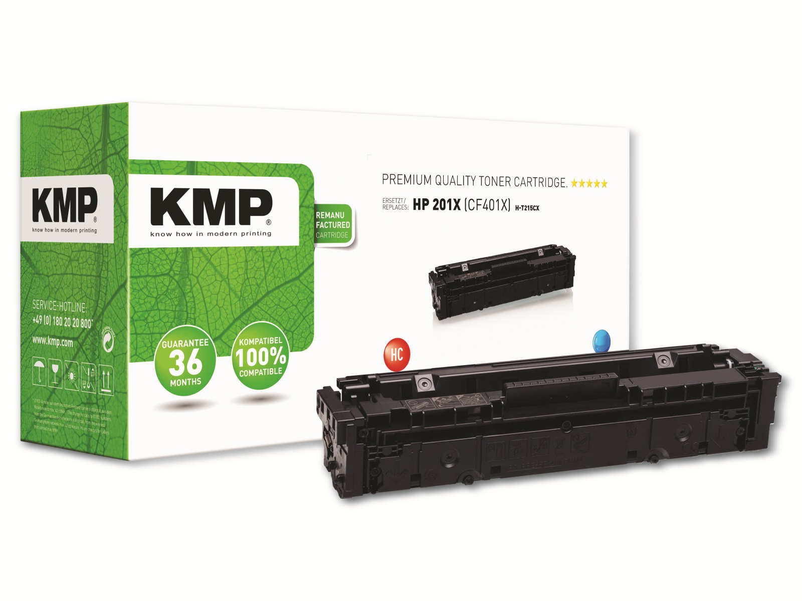 KMP Toner H-T215CX, cyan