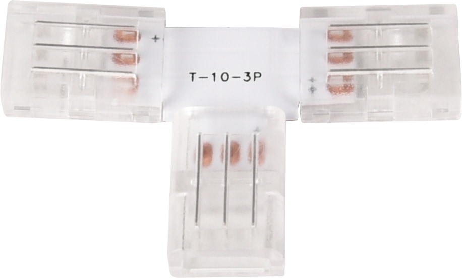 ENOVALITE Verbinder für 10mm LED-Strip, T-förmig, 3 polig