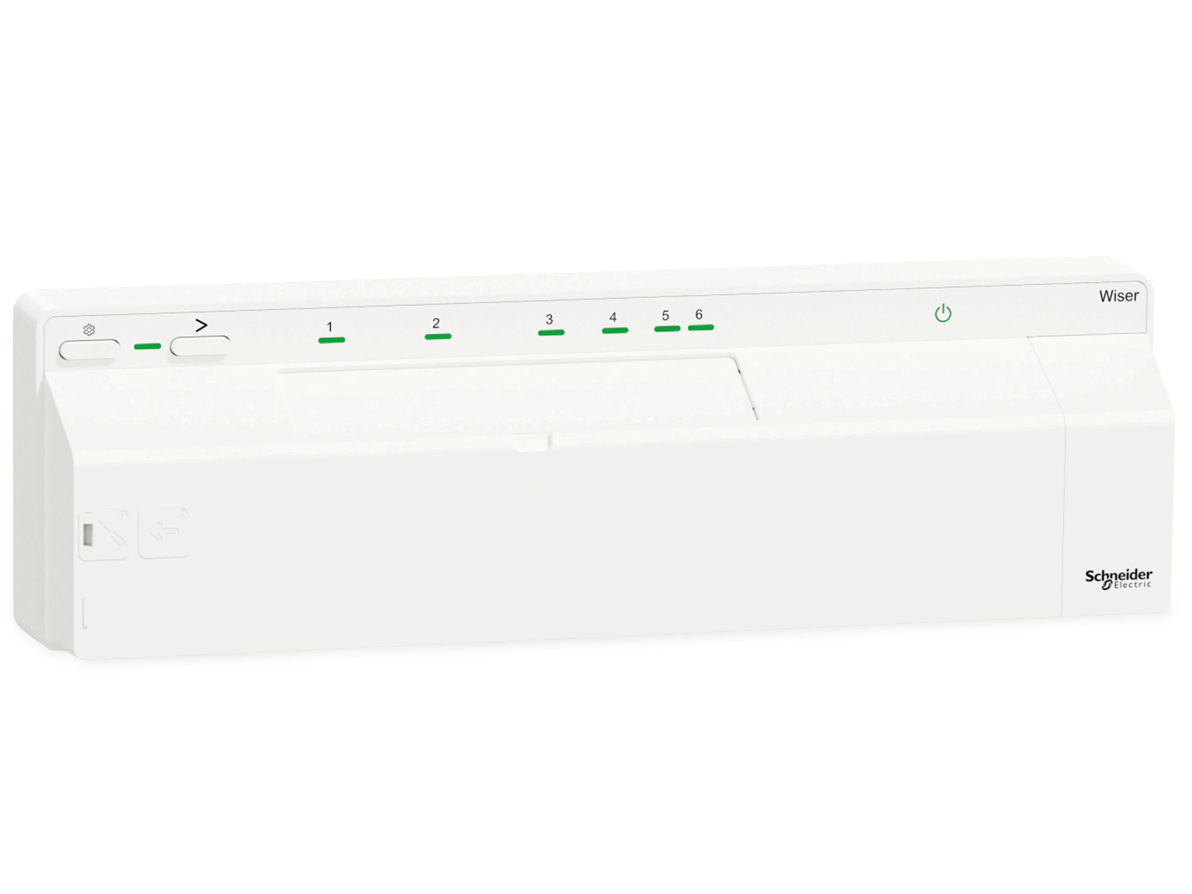 SCHNEIDER ELECTRIC Smart Home Wiser Verteilerleiste Fußbodenheizung, CCTFR6610