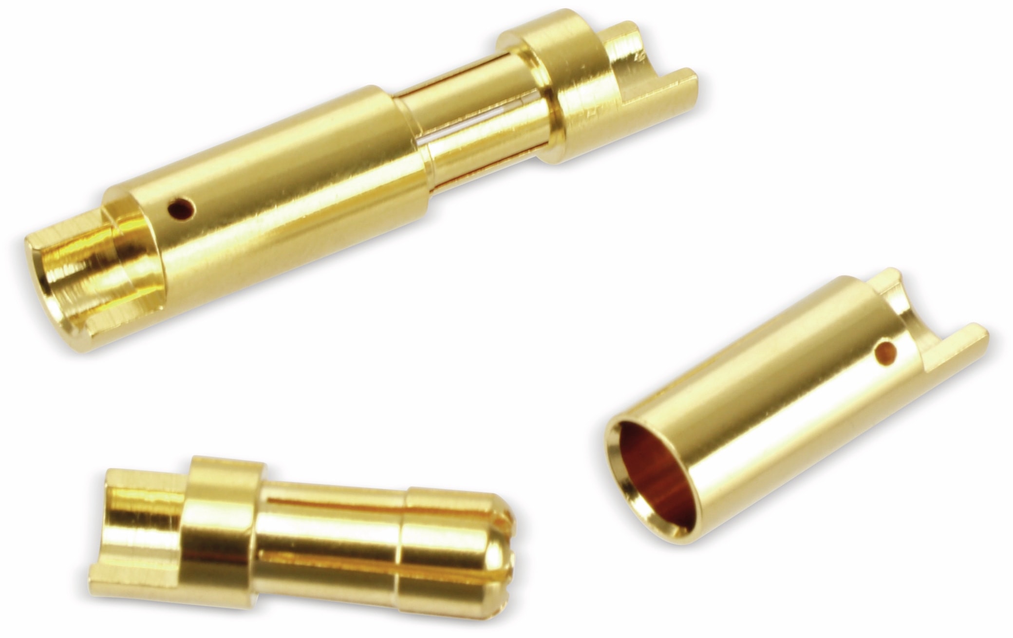 DAYCOM Goldkontakt-Steckerset, 5,5 mm, 5 Paare