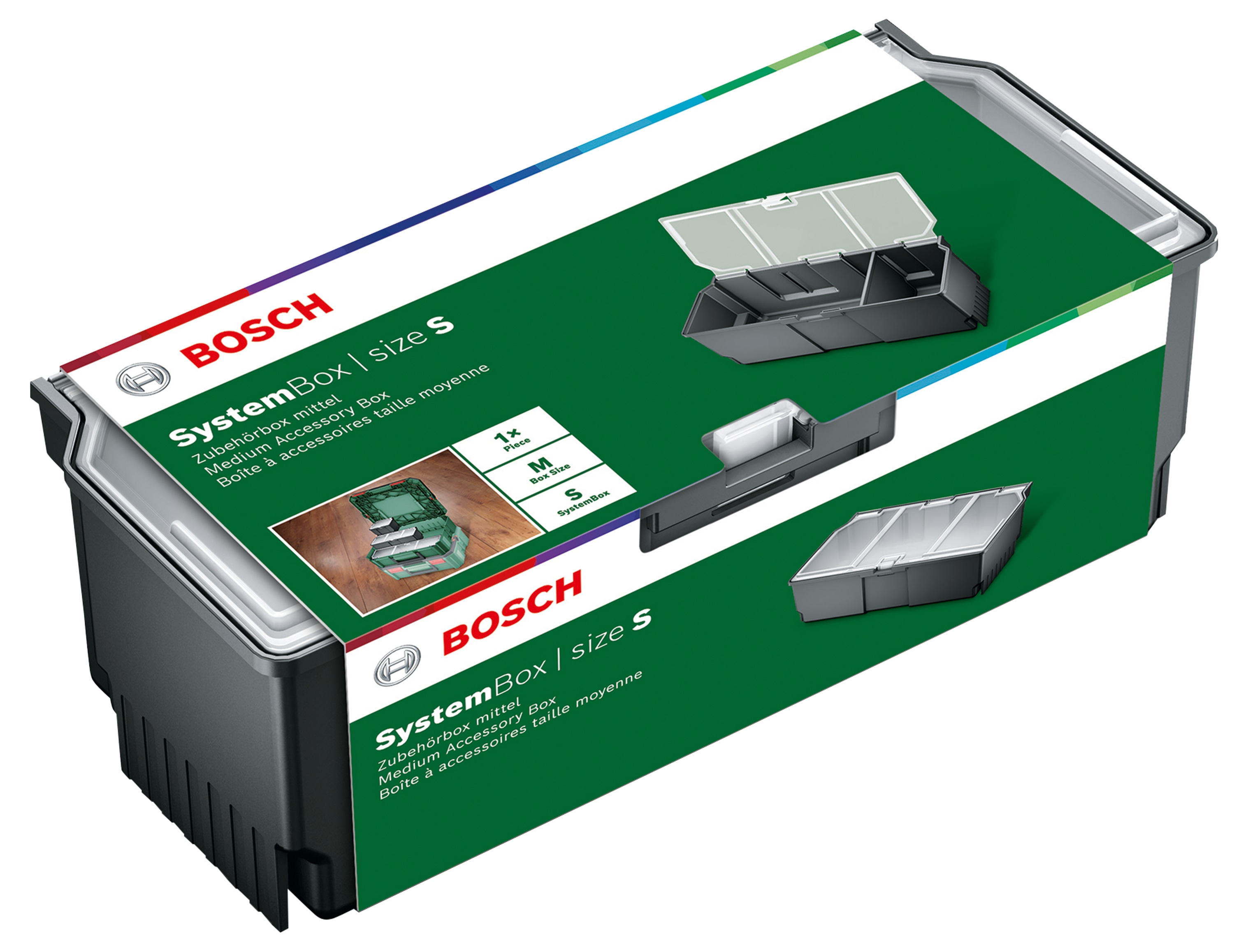 BOSCH Mittlere Zubehörbox für SystemBox Größe S, 1600A016CV